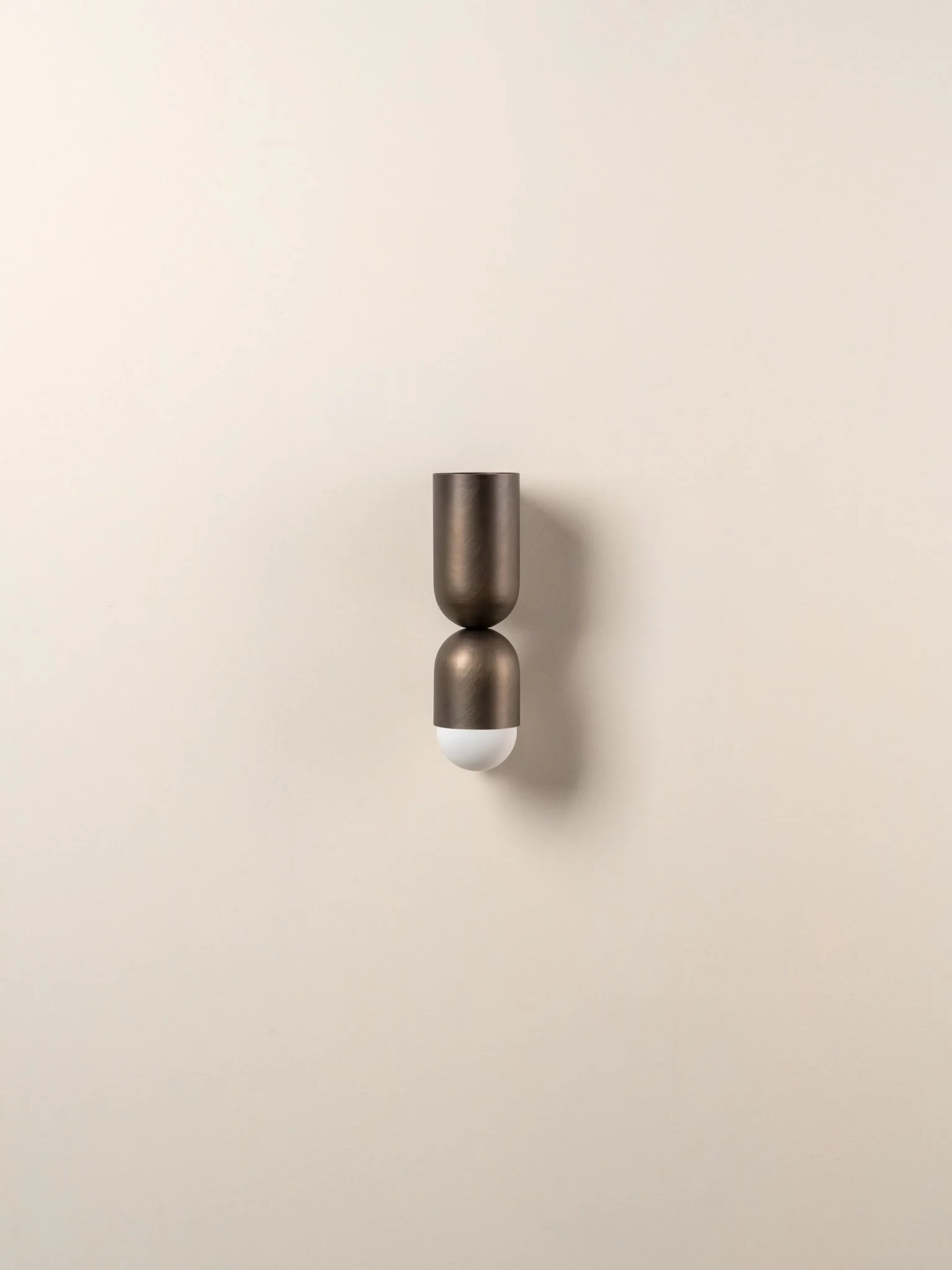 Tuba - 2 Light Bronze And Opal Wall Light - Image 3