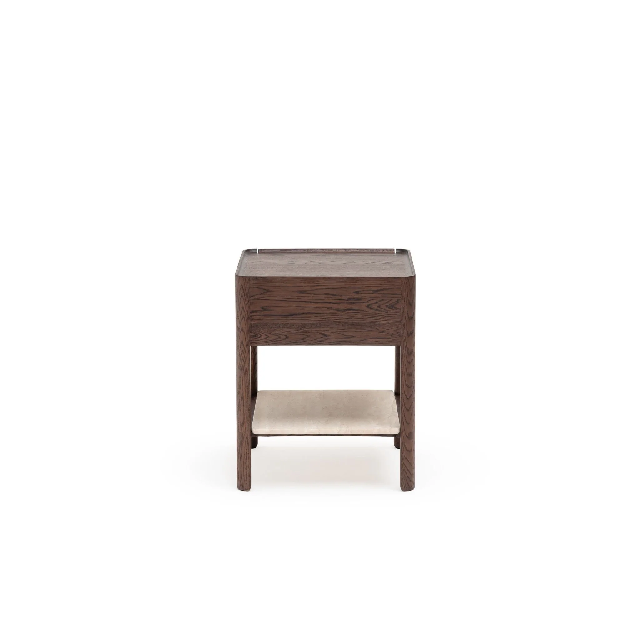 Tye Nightstand 45  - Espresso Oak & Travertine - Image 4