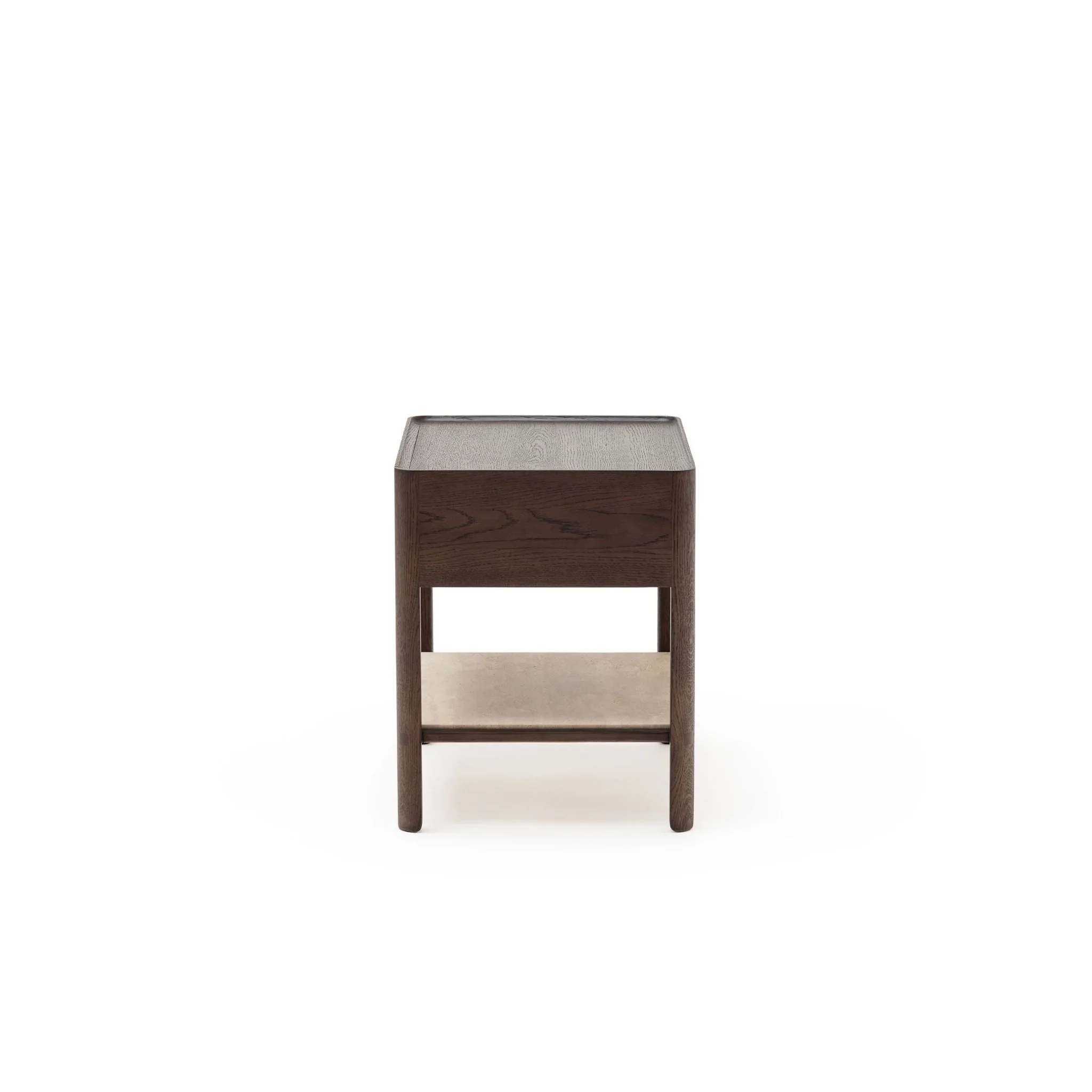 Tye Nightstand 60  - Espresso Oak & Travertine - Image 4
