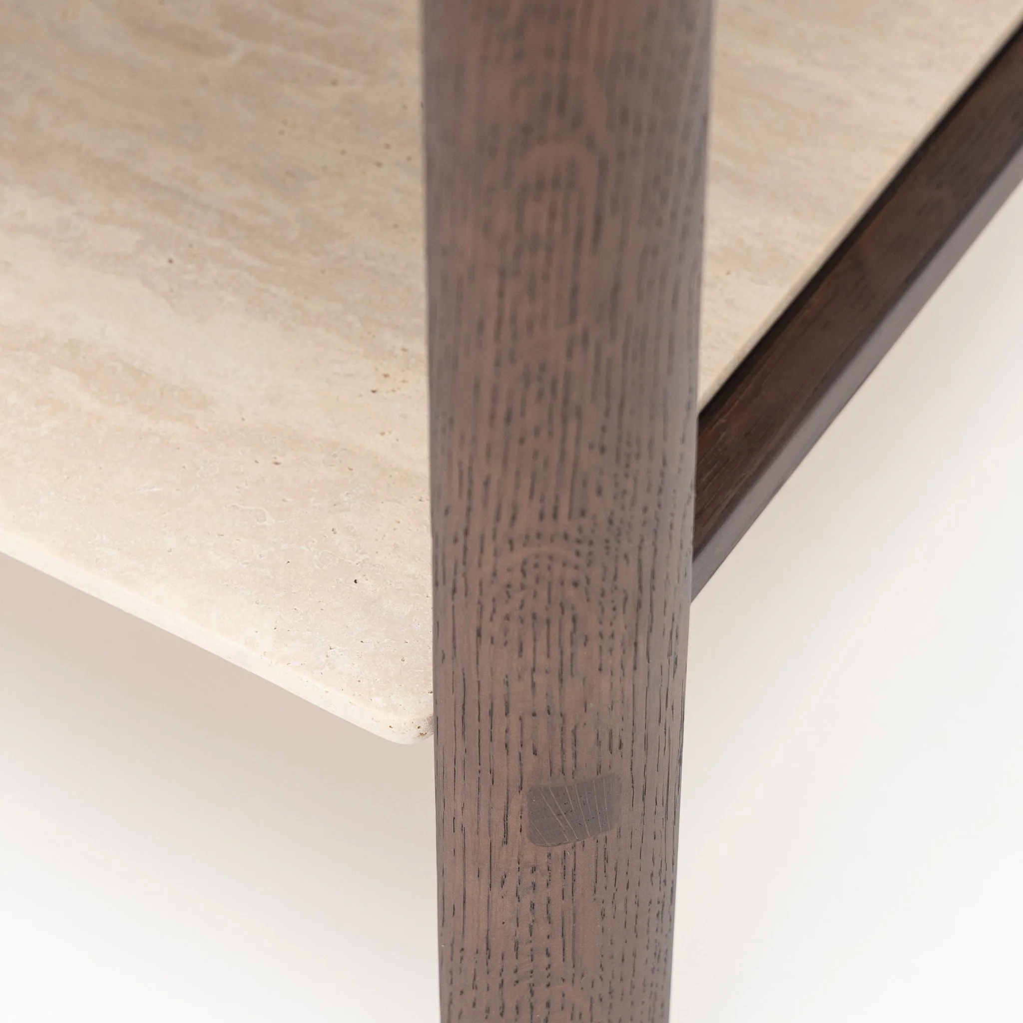 Tye Nightstand 60  - Espresso Oak & Travertine - Image 7
