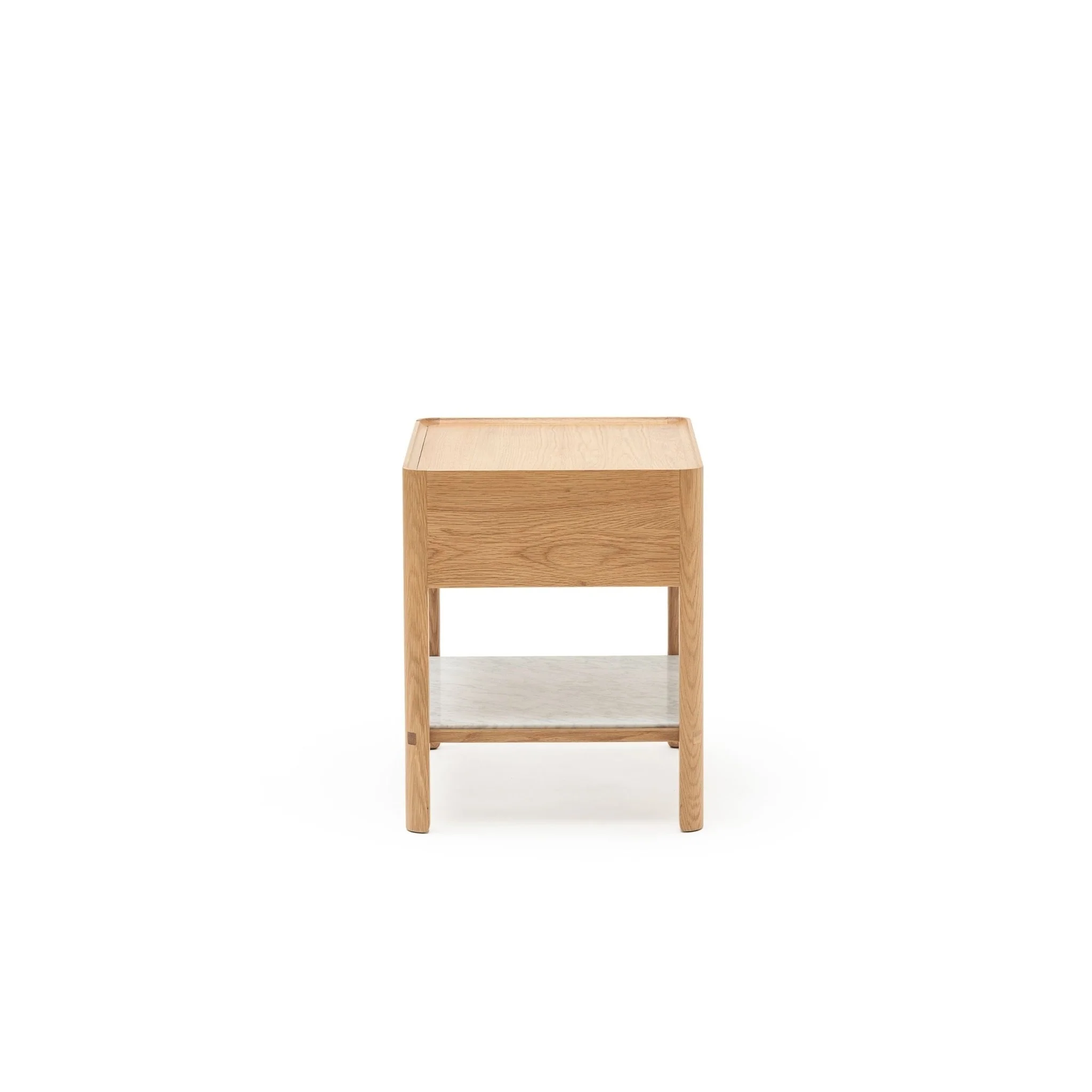 Tye Nightstand 60 - Light Oak & Bianca Carrara - Image 6