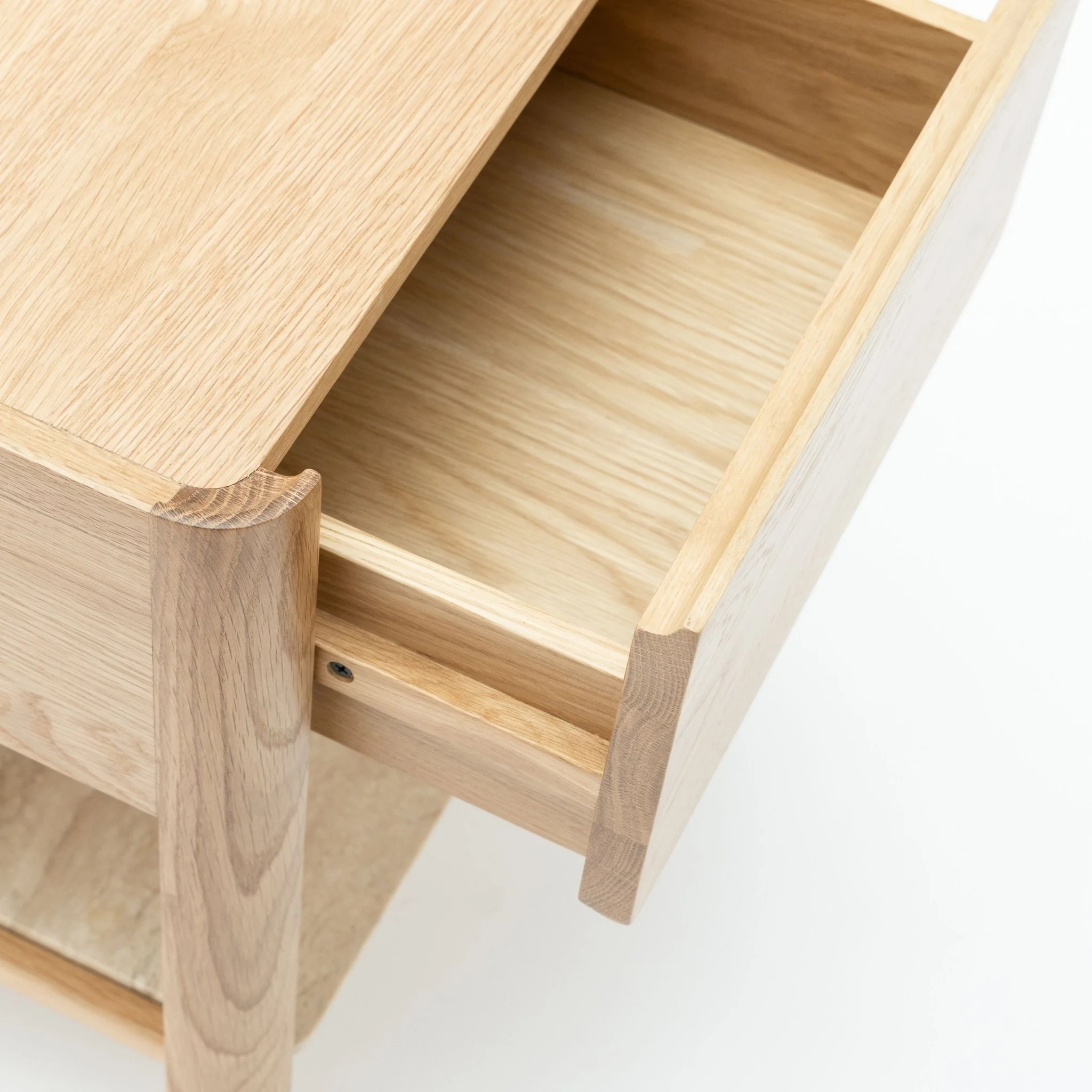Tye Nightstand 45 - Light Oak & Travertine - Image 10