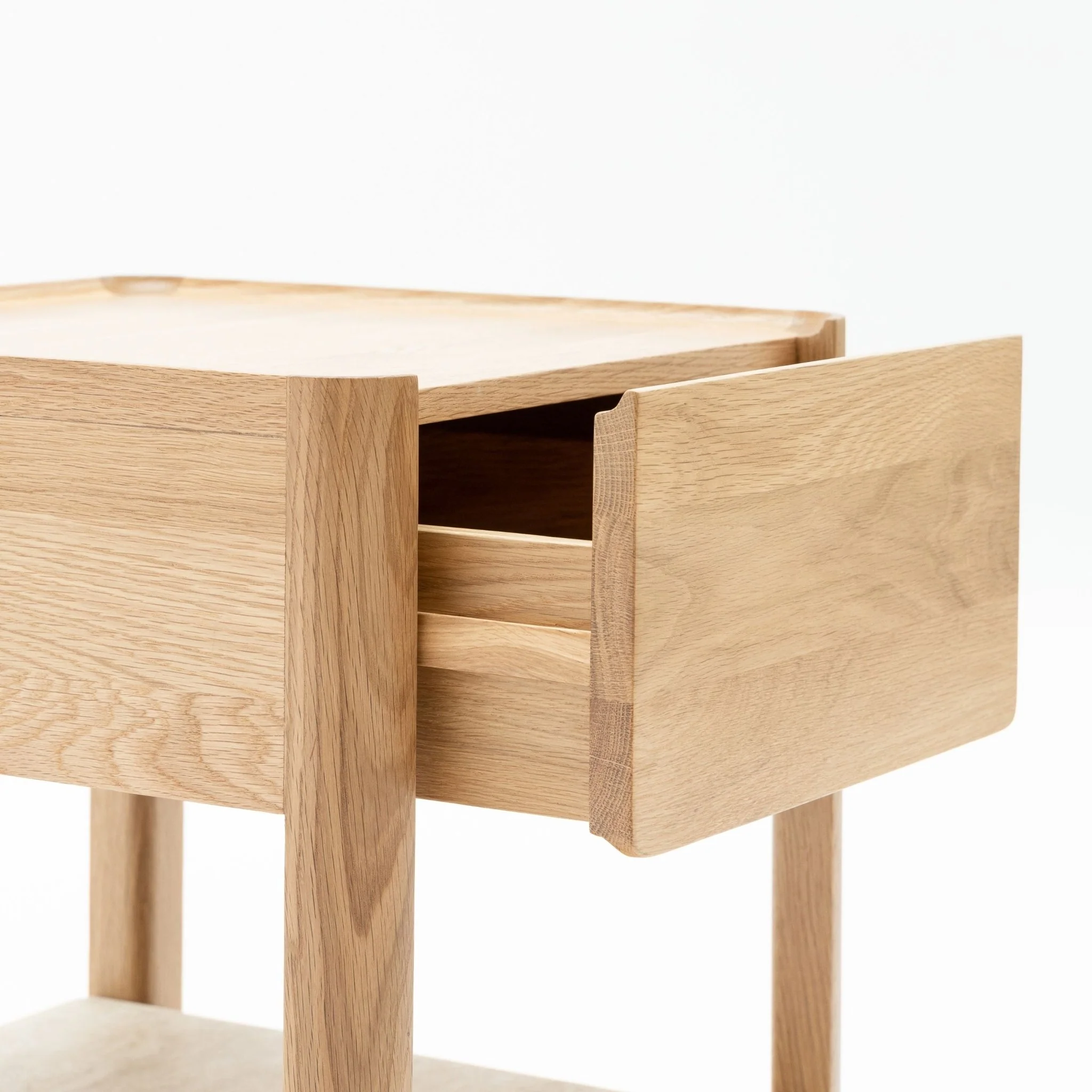 Tye Nightstand 45 - Light Oak & Travertine - Image 11