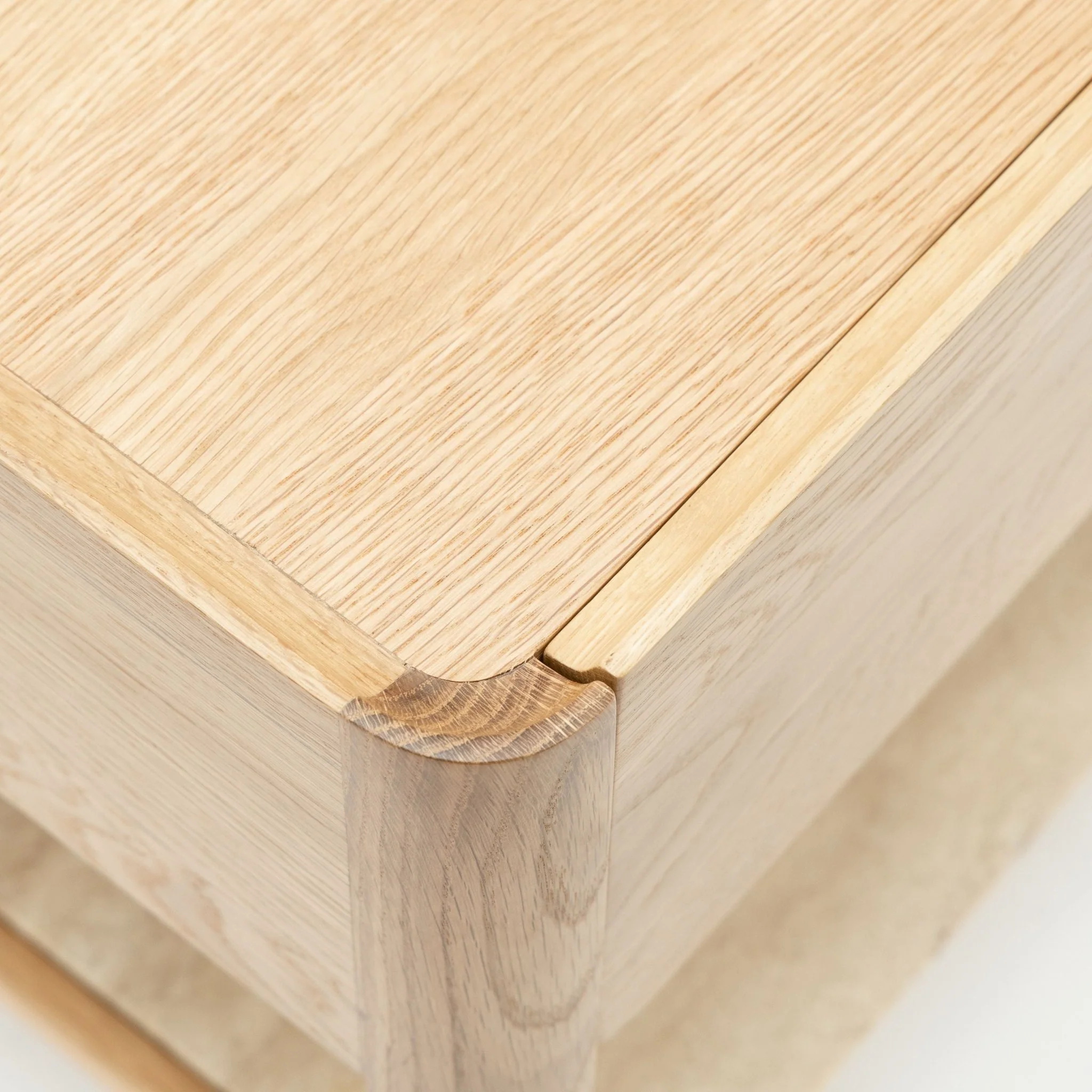 Tye Nightstand 45 - Light Oak & Travertine - Image 12