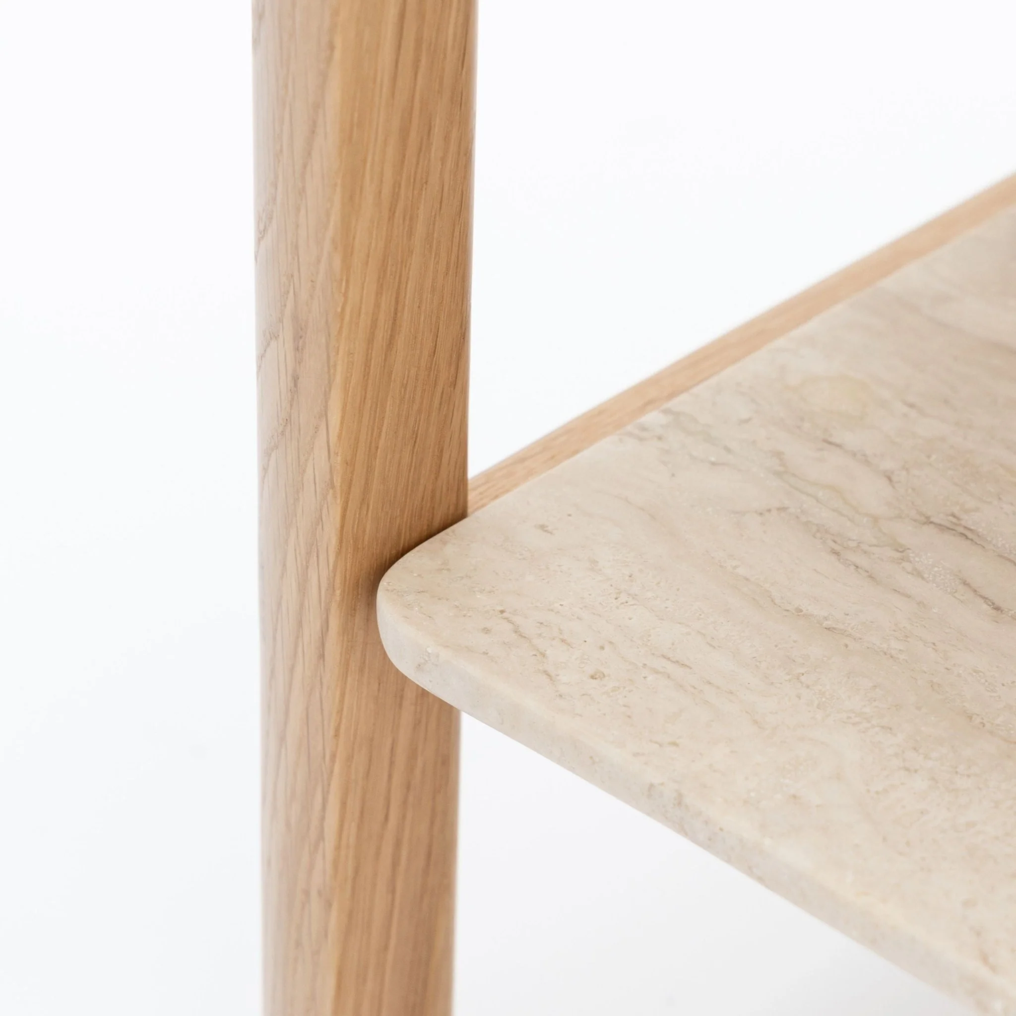 Tye Nightstand 45 - Light Oak & Travertine - Image 14