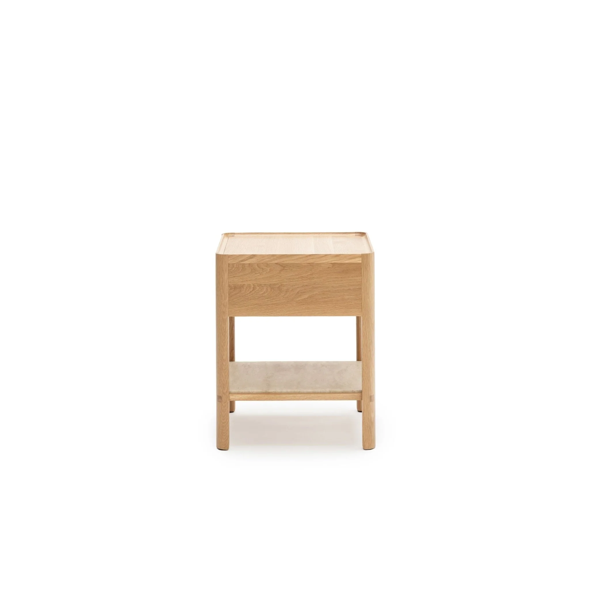 Tye Nightstand 45 - Light Oak & Travertine - Image 7