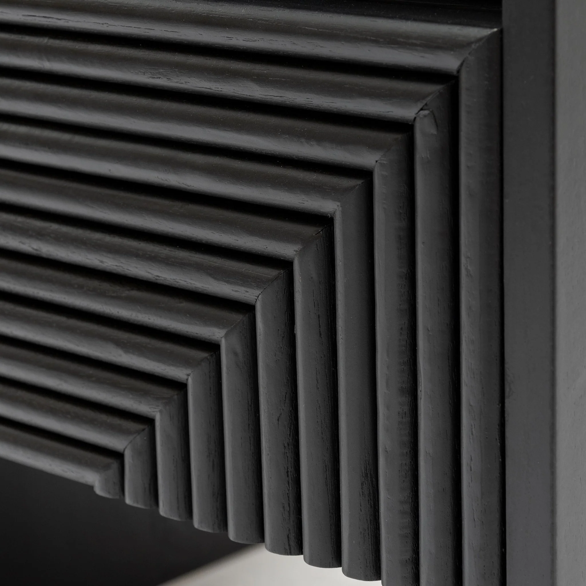 Verona Bedside Table - Black - Image 11