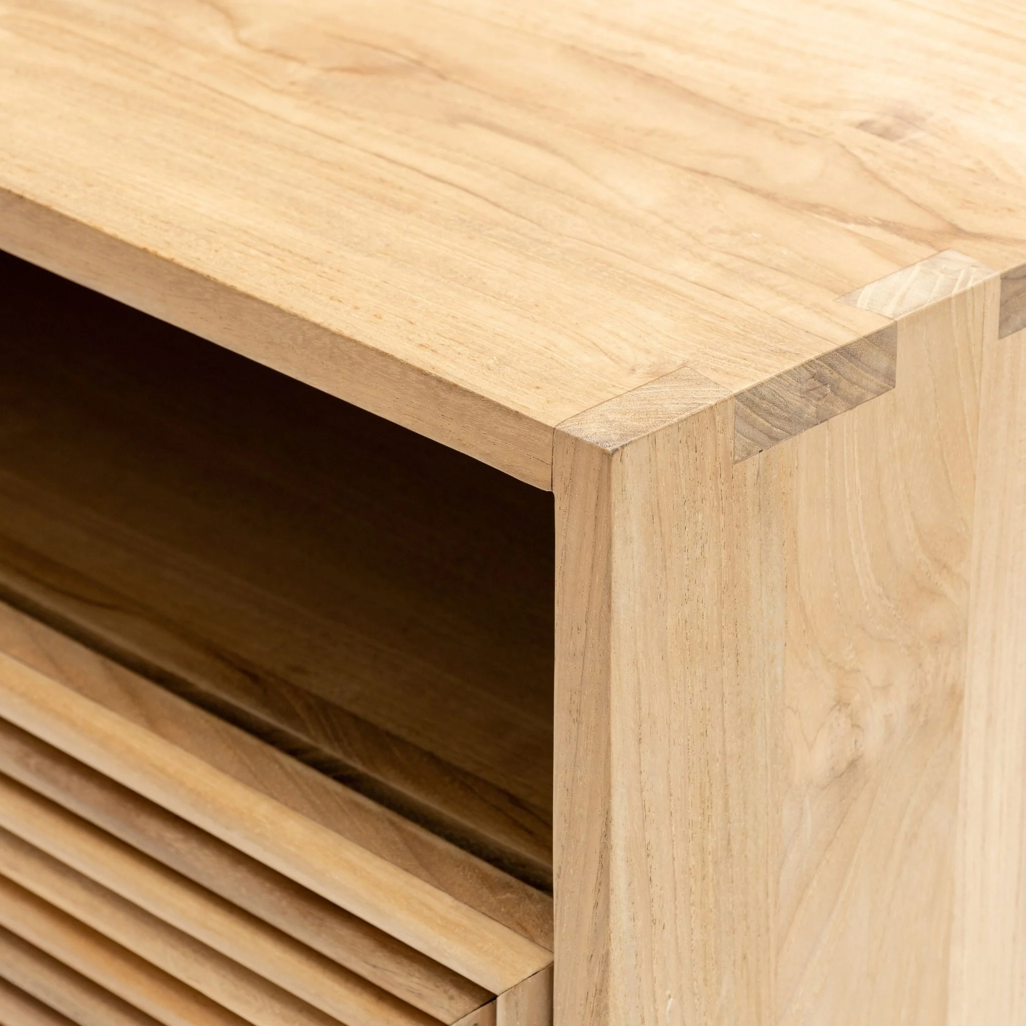 Verona Bedside Table - Natural - Image 10