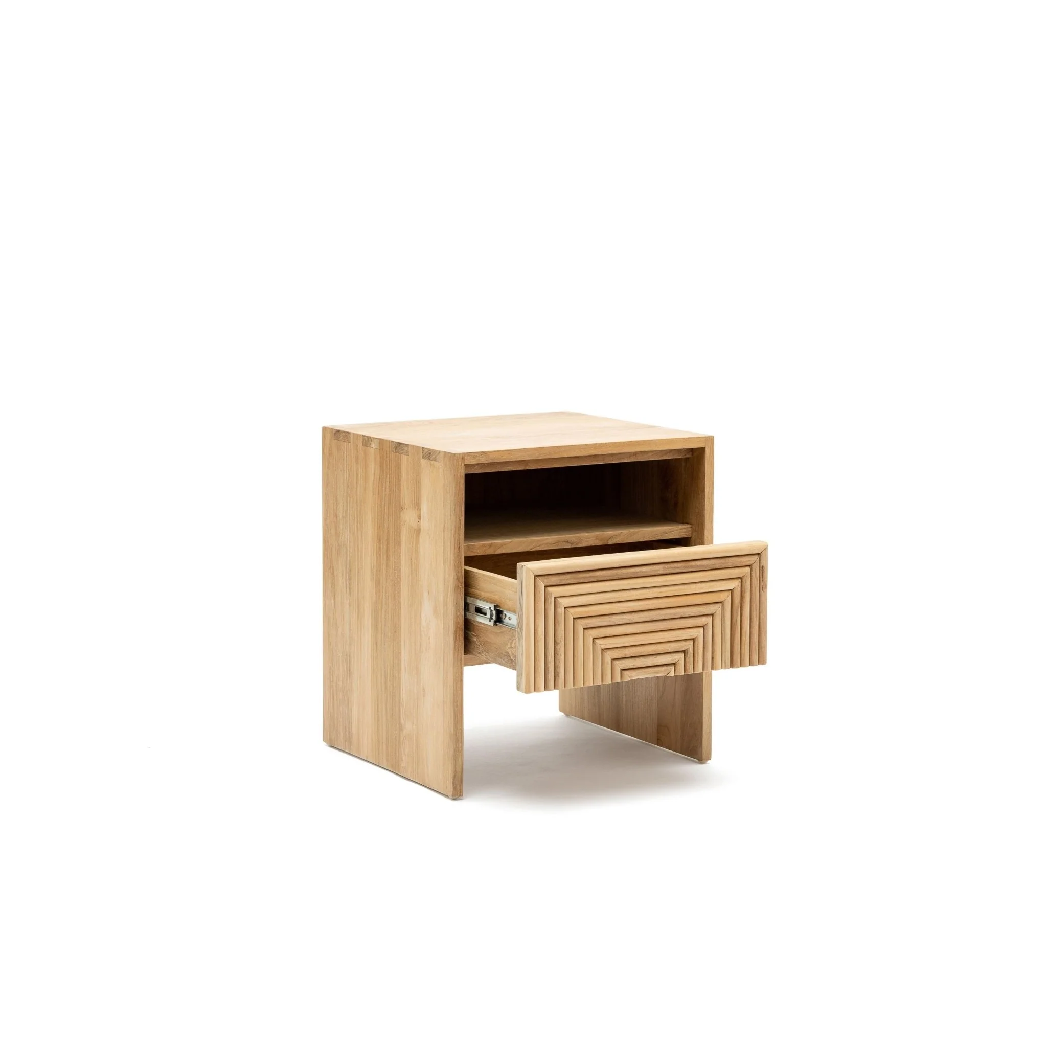 Verona Bedside Table - Natural - Image 3