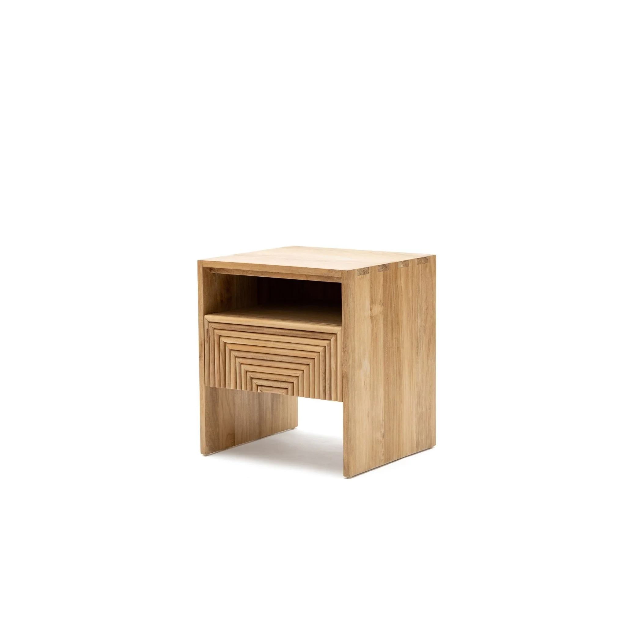 Verona Bedside Table - Natural - Image 4