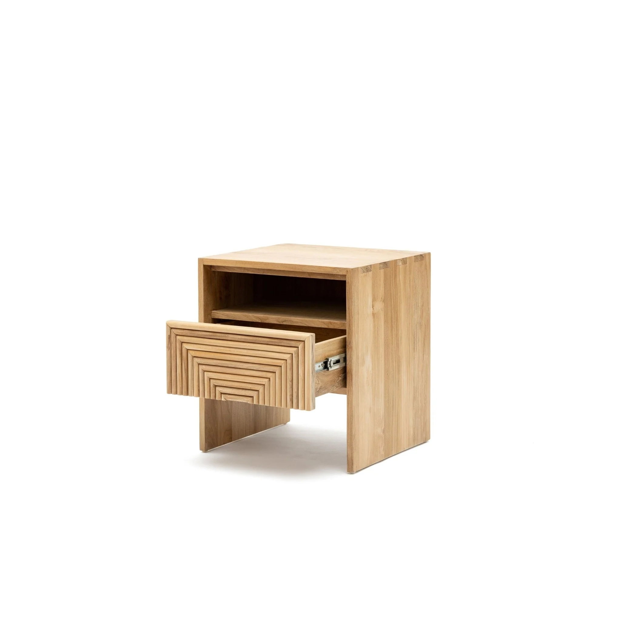 Verona Bedside Table - Natural - Image 5