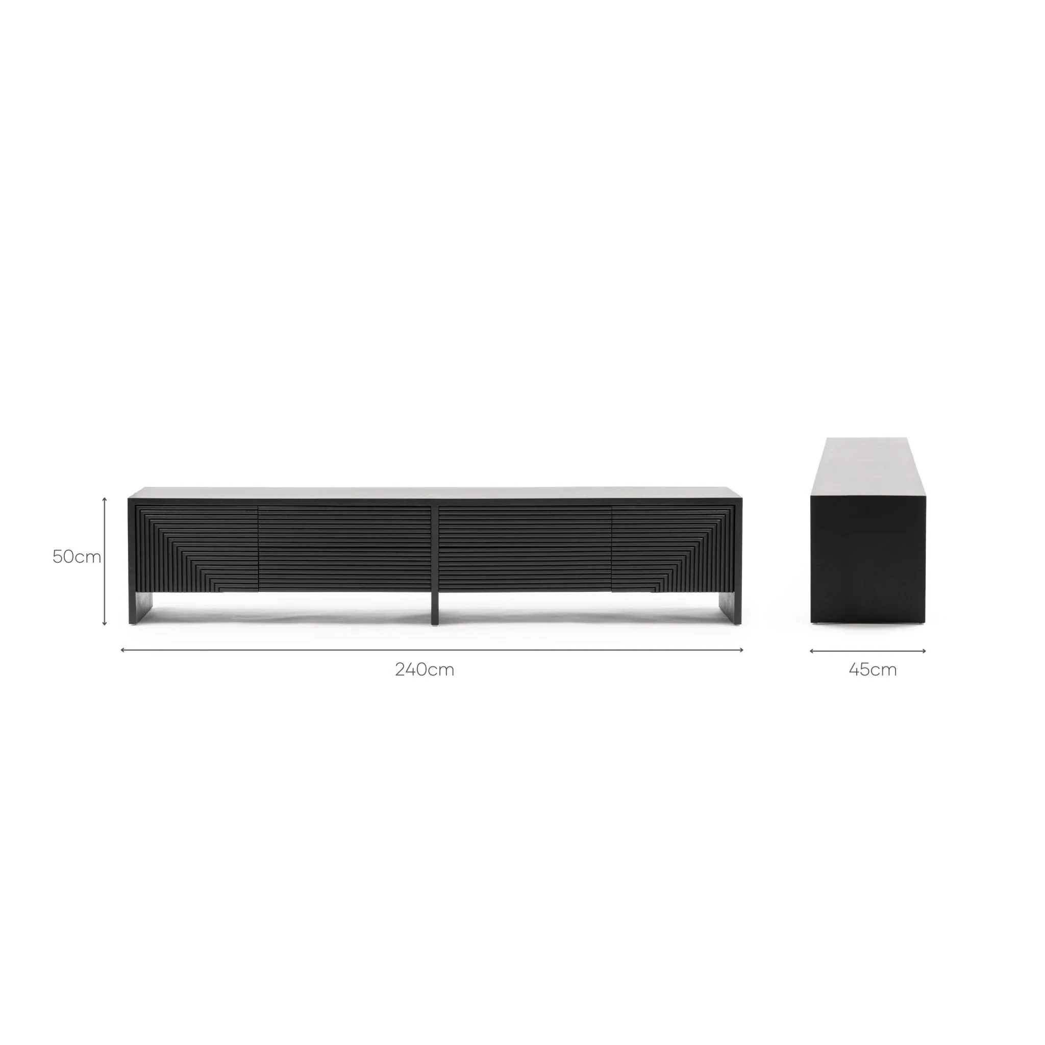 Verona Entertainment Unit - Black - Image 21