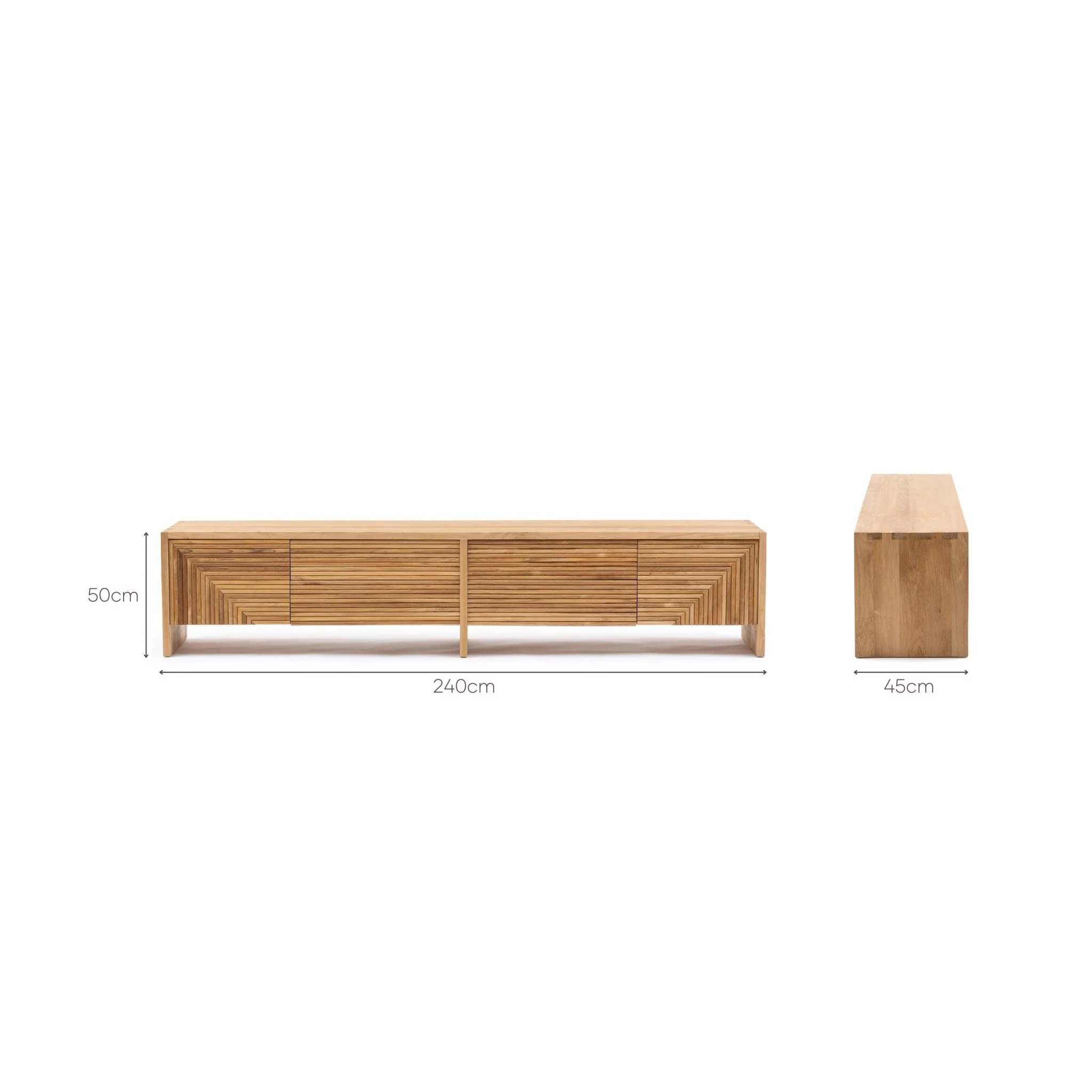 Verona Entertainment Unit - Natural - Image 13