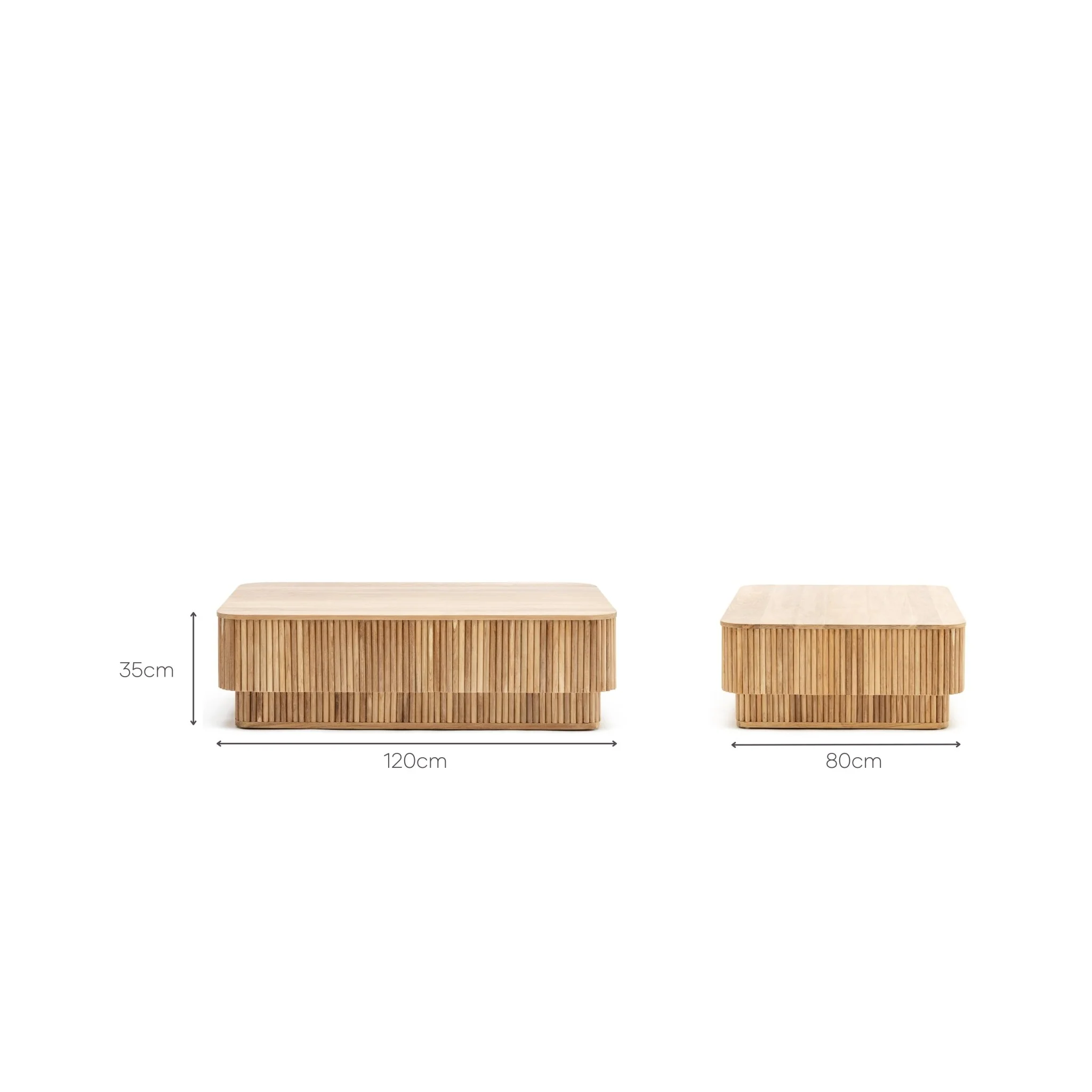 Verona Rectangular Coffee Table - Natural - Image 10