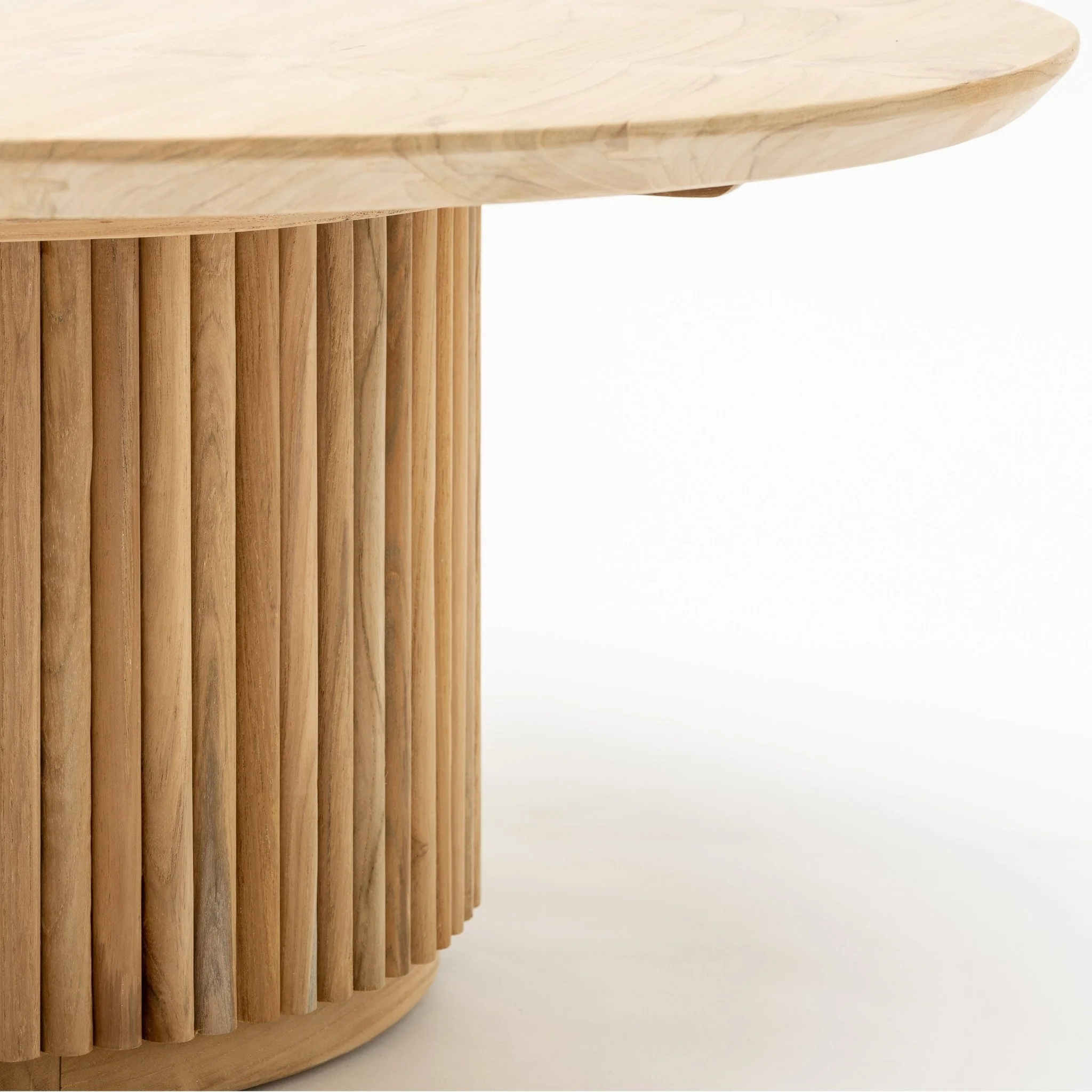 Verona Round Coffee Table - Natural - Image 6