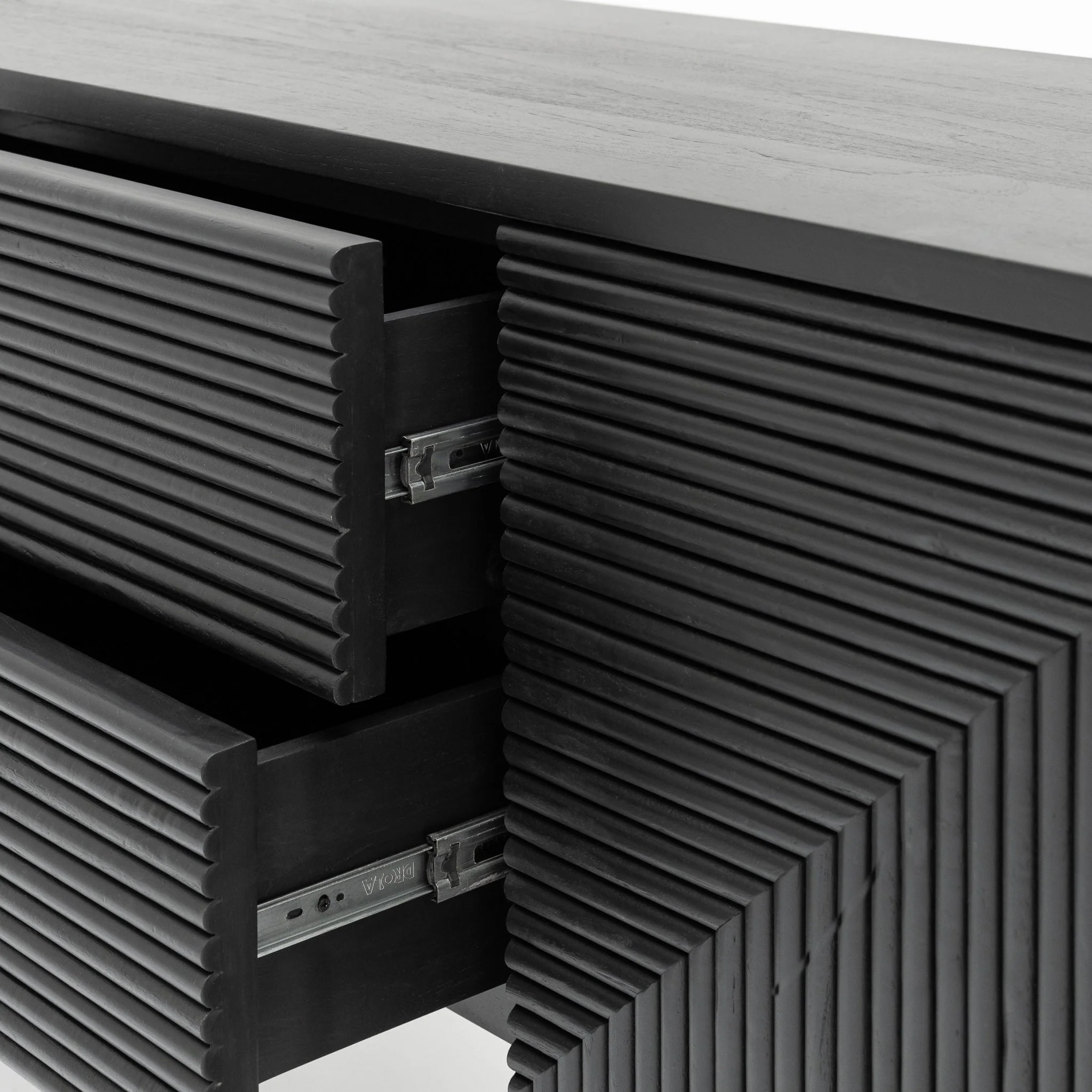 Verona Sideboard - Black - Image 7