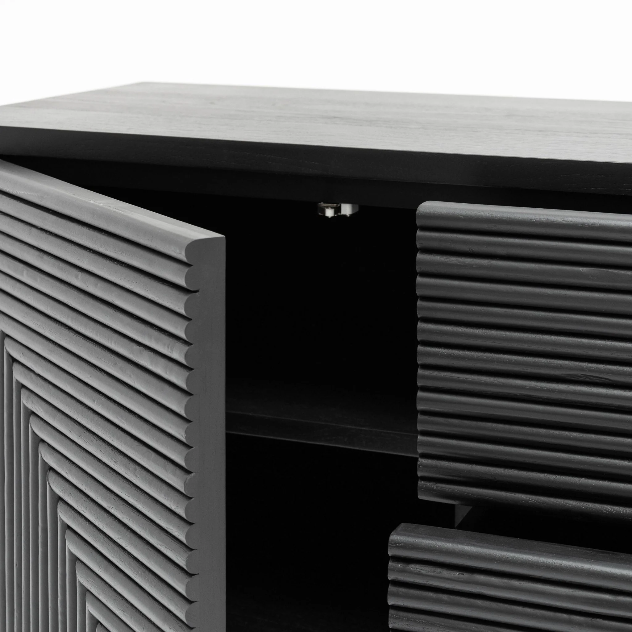 Verona Sideboard - Black - Image 8