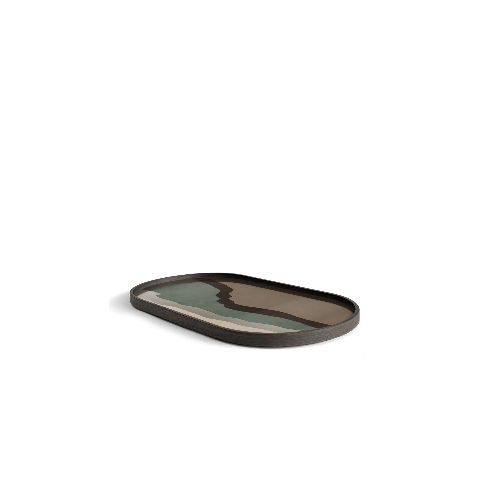 Wabi Sabi Oblong Glass Tray - Slate - Image 3