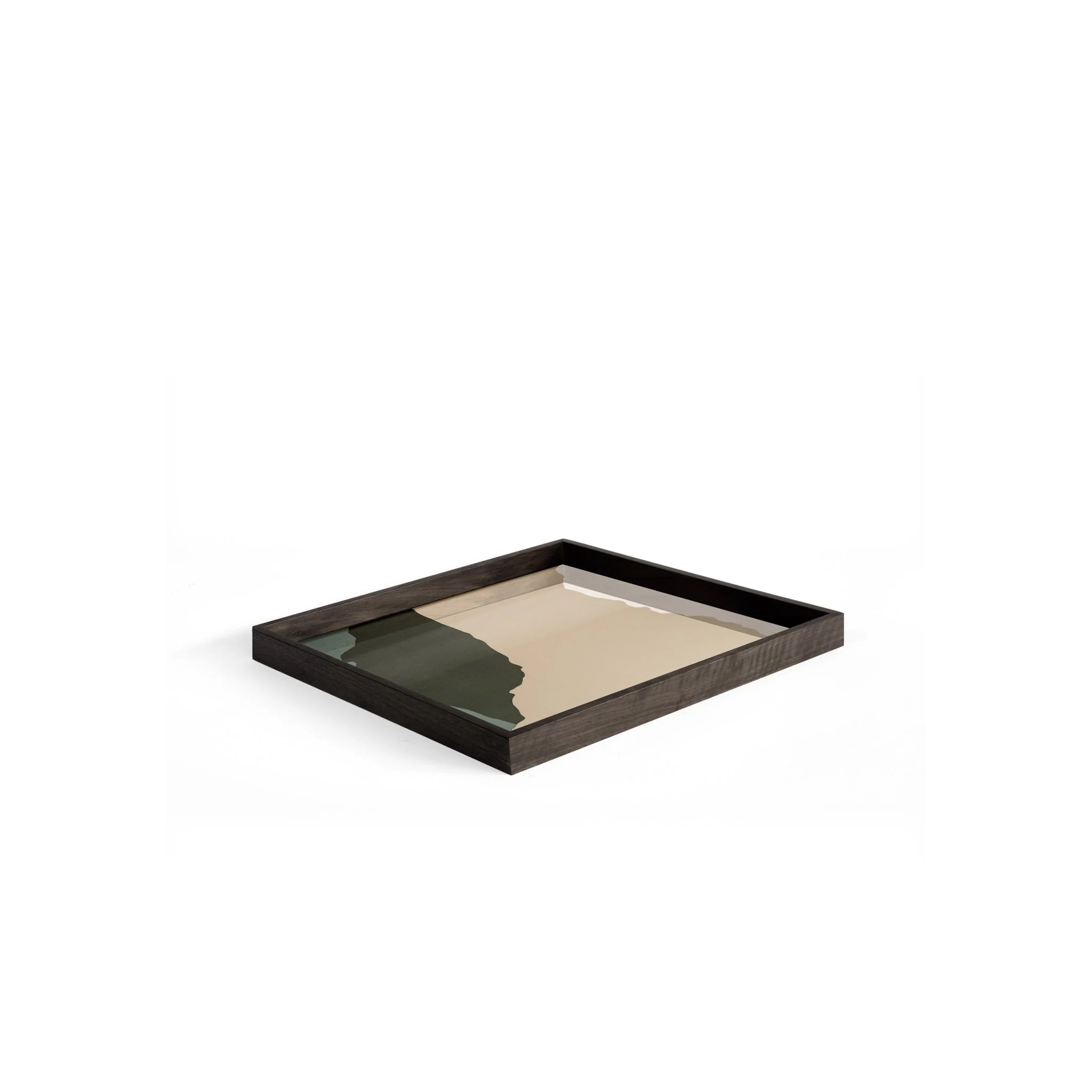 Wabi Sabi Square Glass Tray - Cream - Image 3
