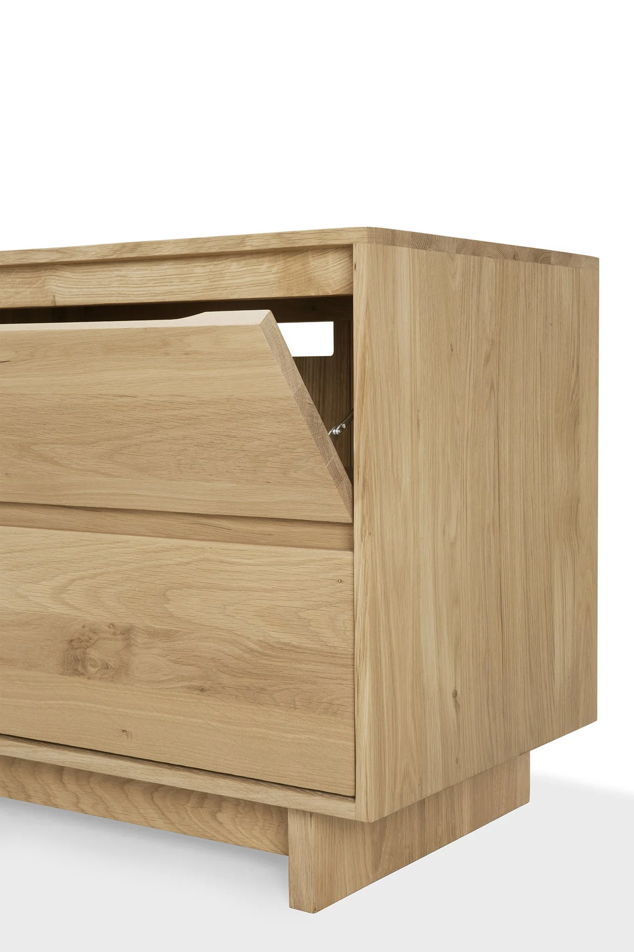 Wave TV Cupboard - Oak - Image 5
