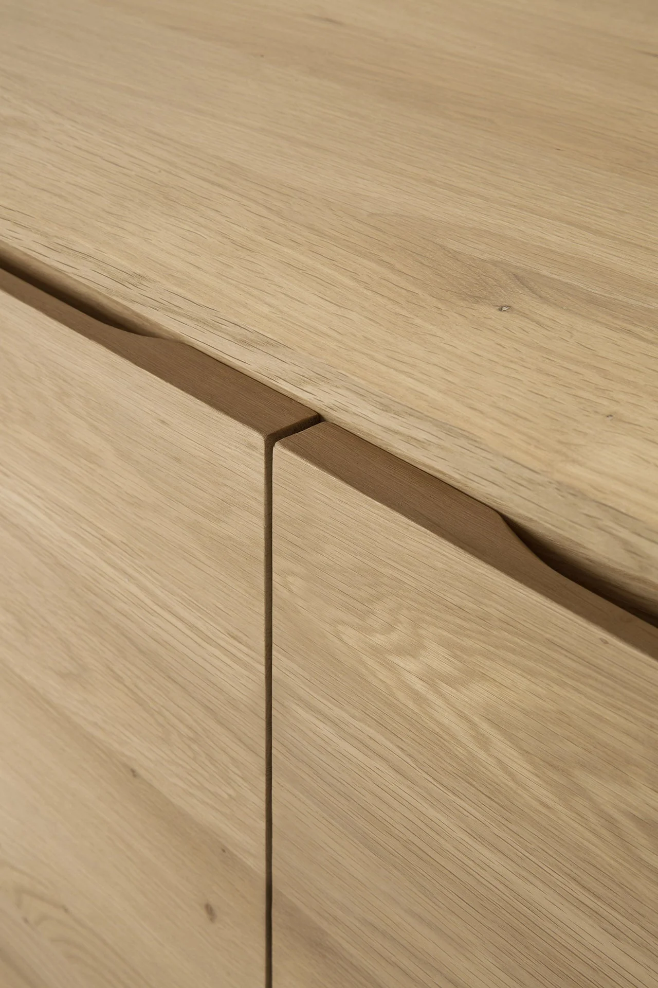 Wave TV Cupboard - Oak - Image 6