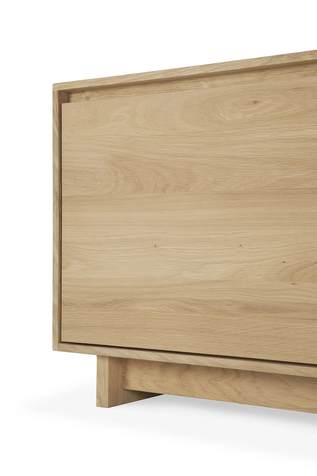 Wave TV Cupboard - Oak - Image 7