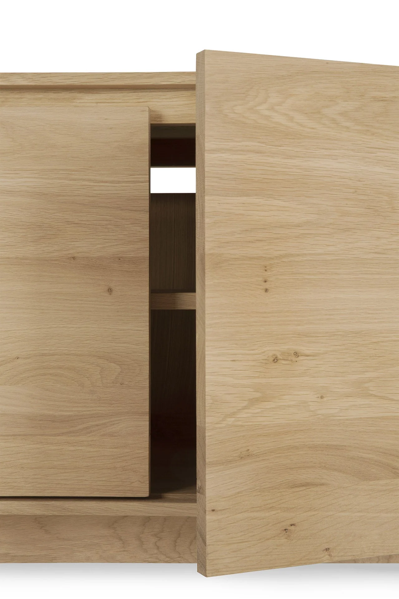 Wave TV Cupboard - Oak - Image 8