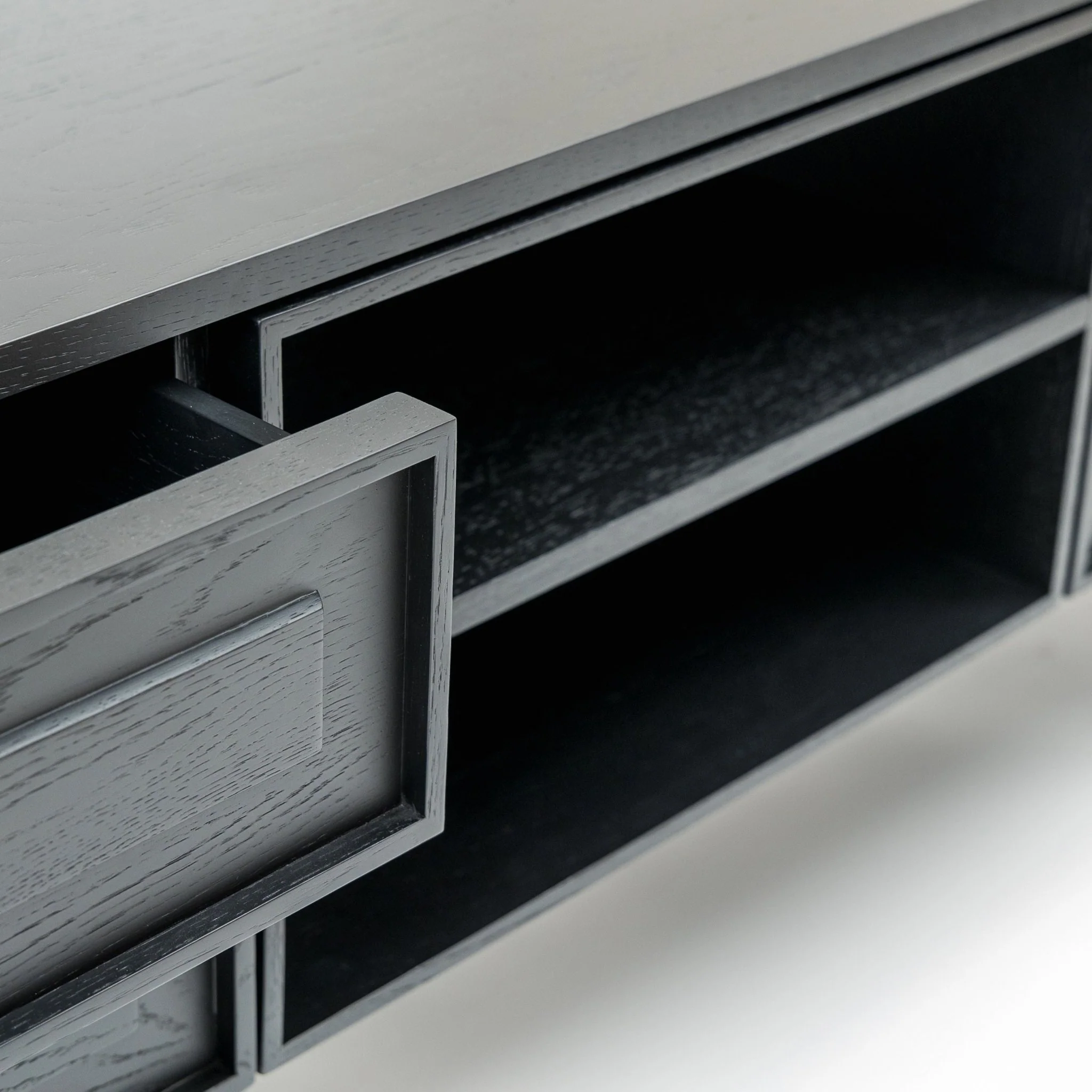 Yorke 220 Entertainment Unit - Black Oak - Image 8