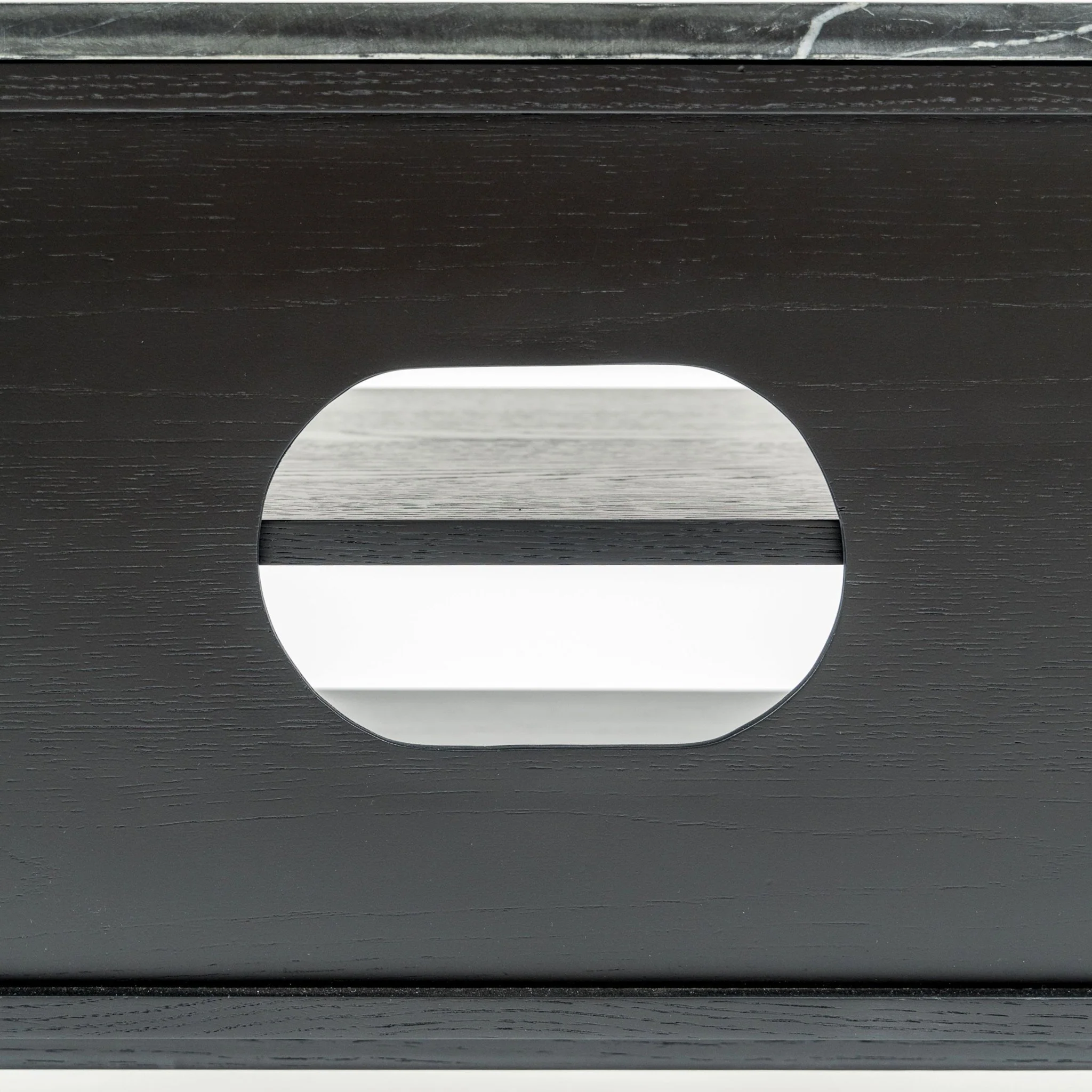 Yorke 220 Entertainment Unit - Black Oak & Nero Perlato - Image 13