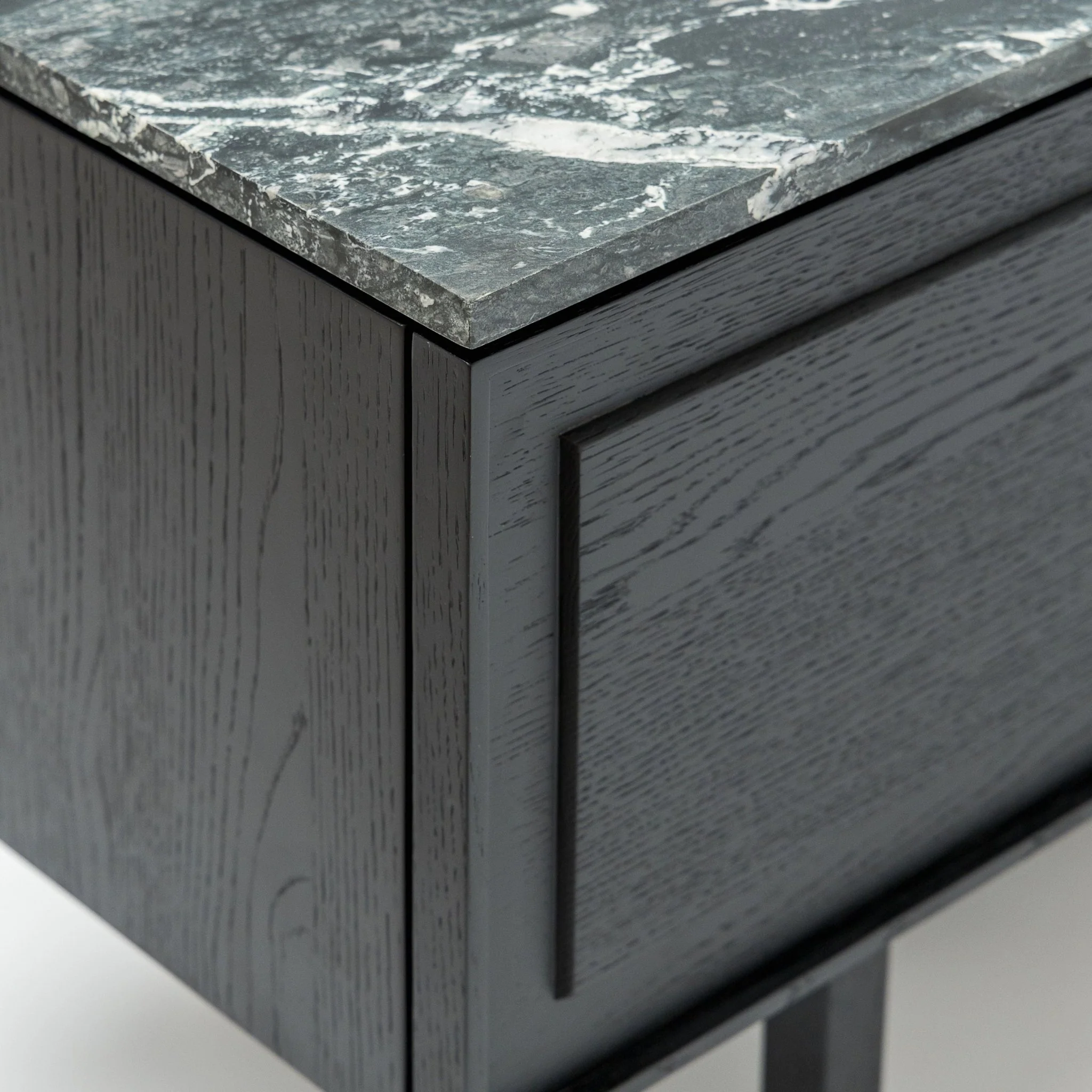 Yorke 220 Entertainment Unit - Black Oak & Nero Perlato - Image 7