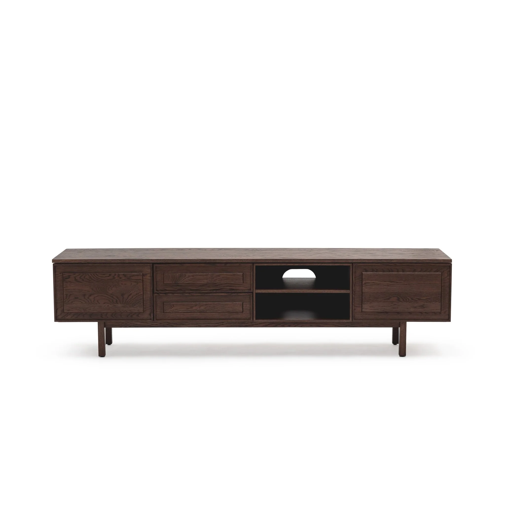 Yorke 220 Entertainment Unit - Espresso Oak - Image 2