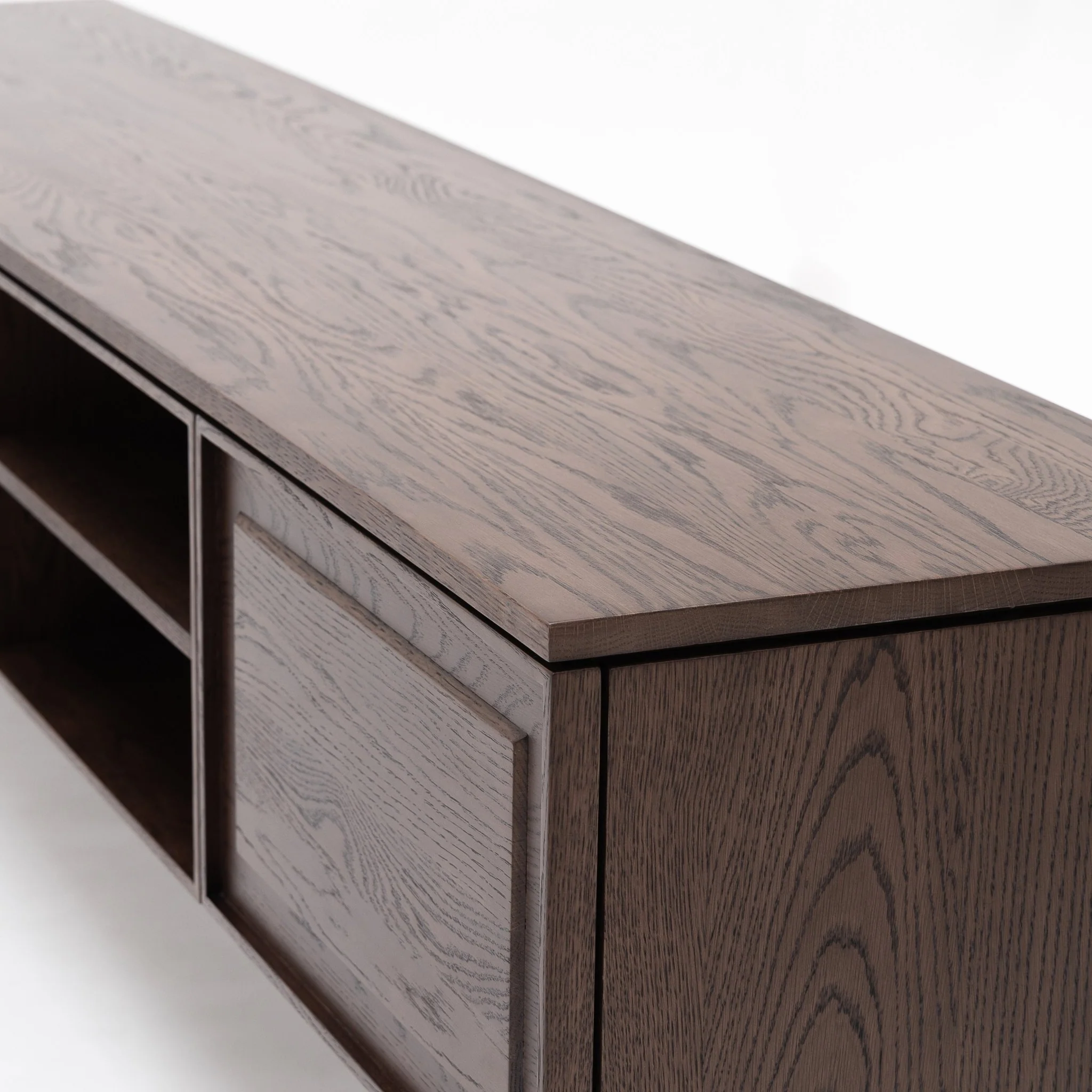 Yorke 220 Entertainment Unit - Espresso Oak - Image 5