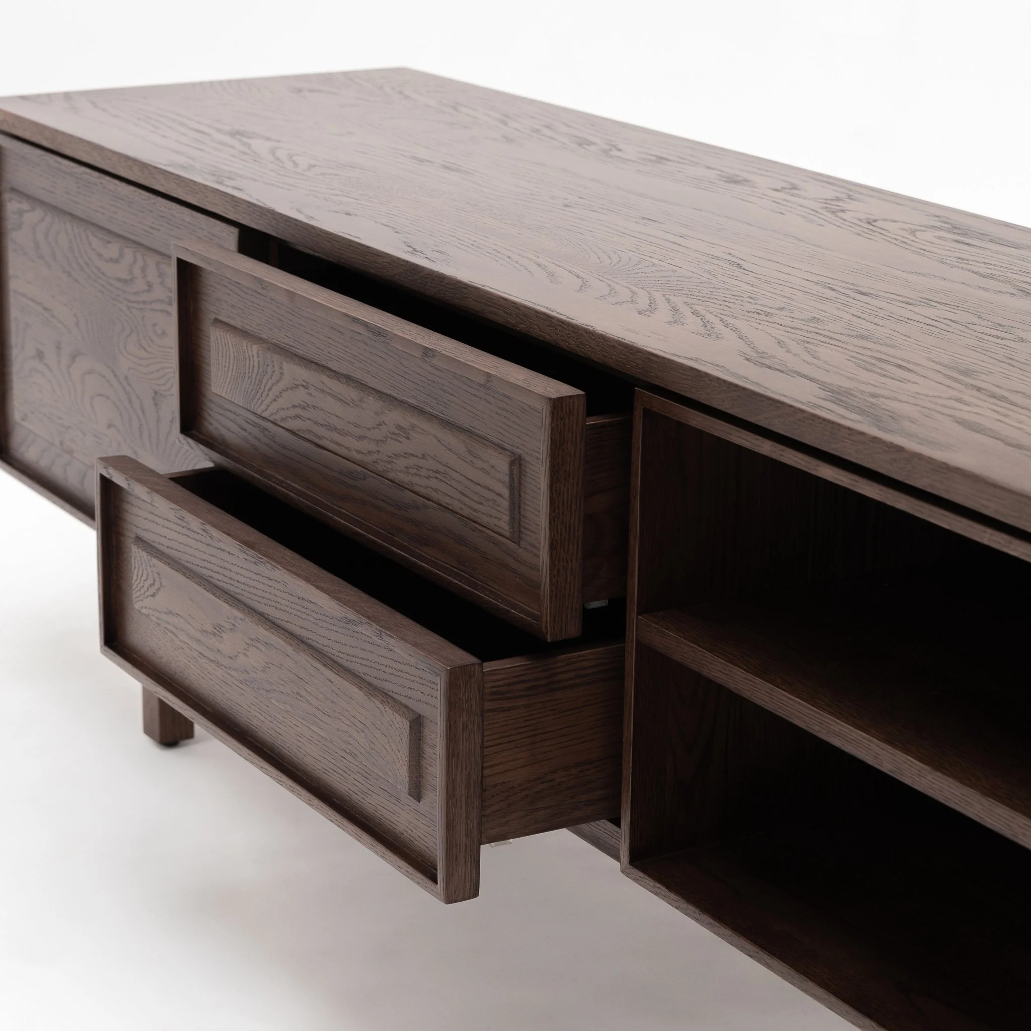 Yorke 220 Entertainment Unit - Espresso Oak - Image 7