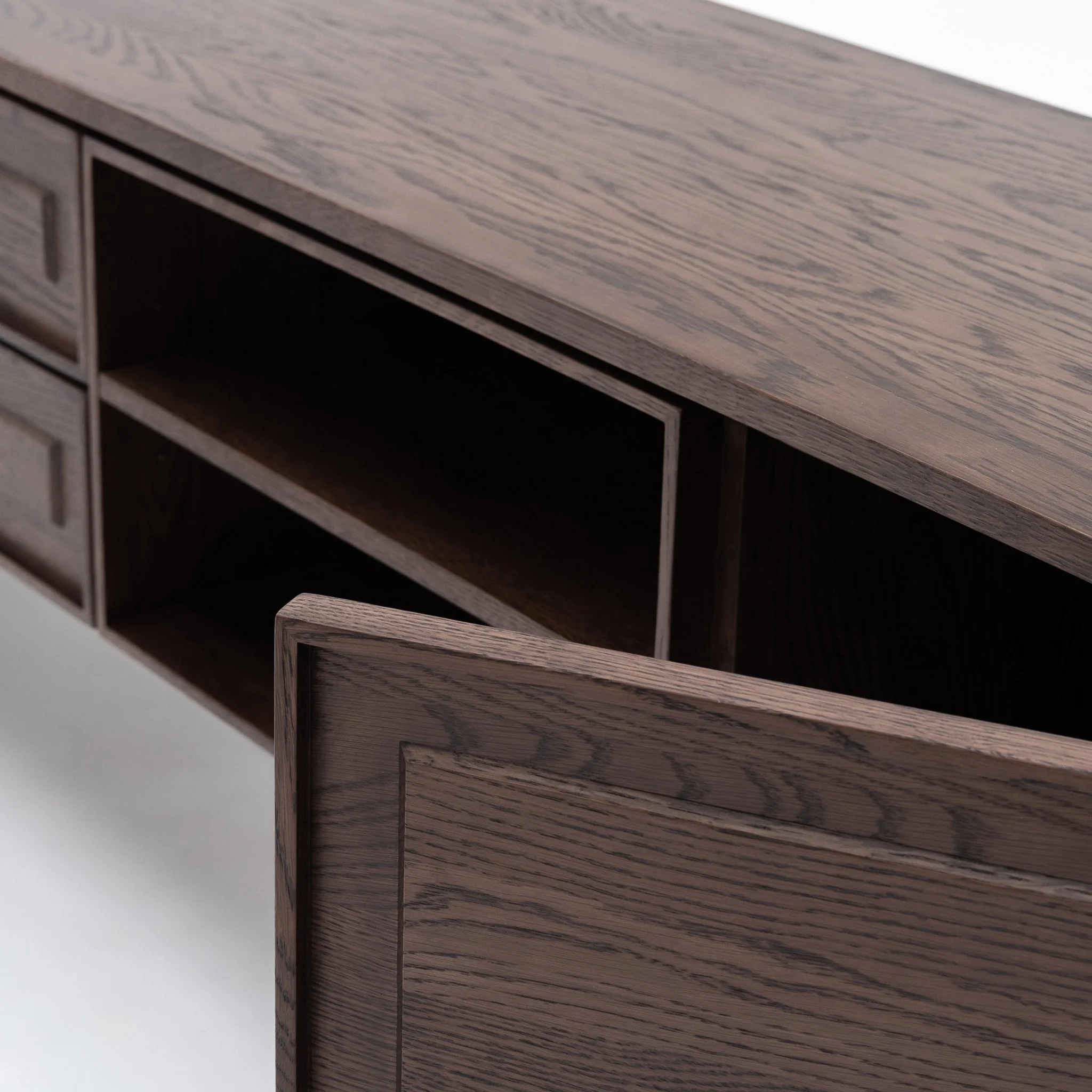 Yorke 220 Entertainment Unit - Espresso Oak - Image 9