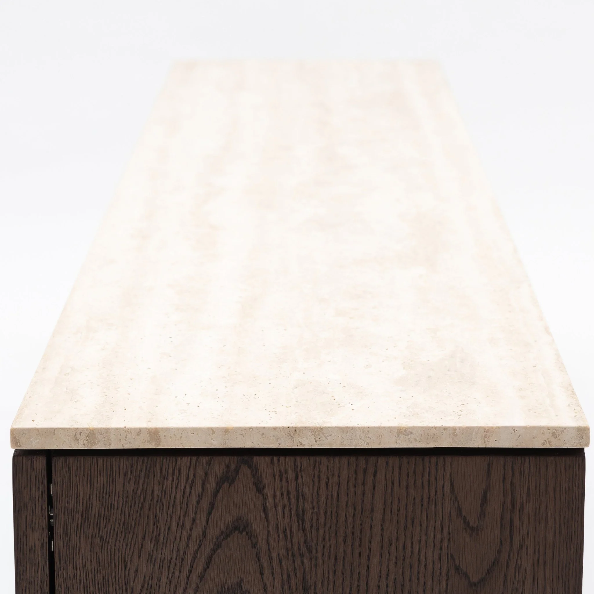 Yorke 220 Entertainment Unit - Espresso Oak & Travertine - Image 18