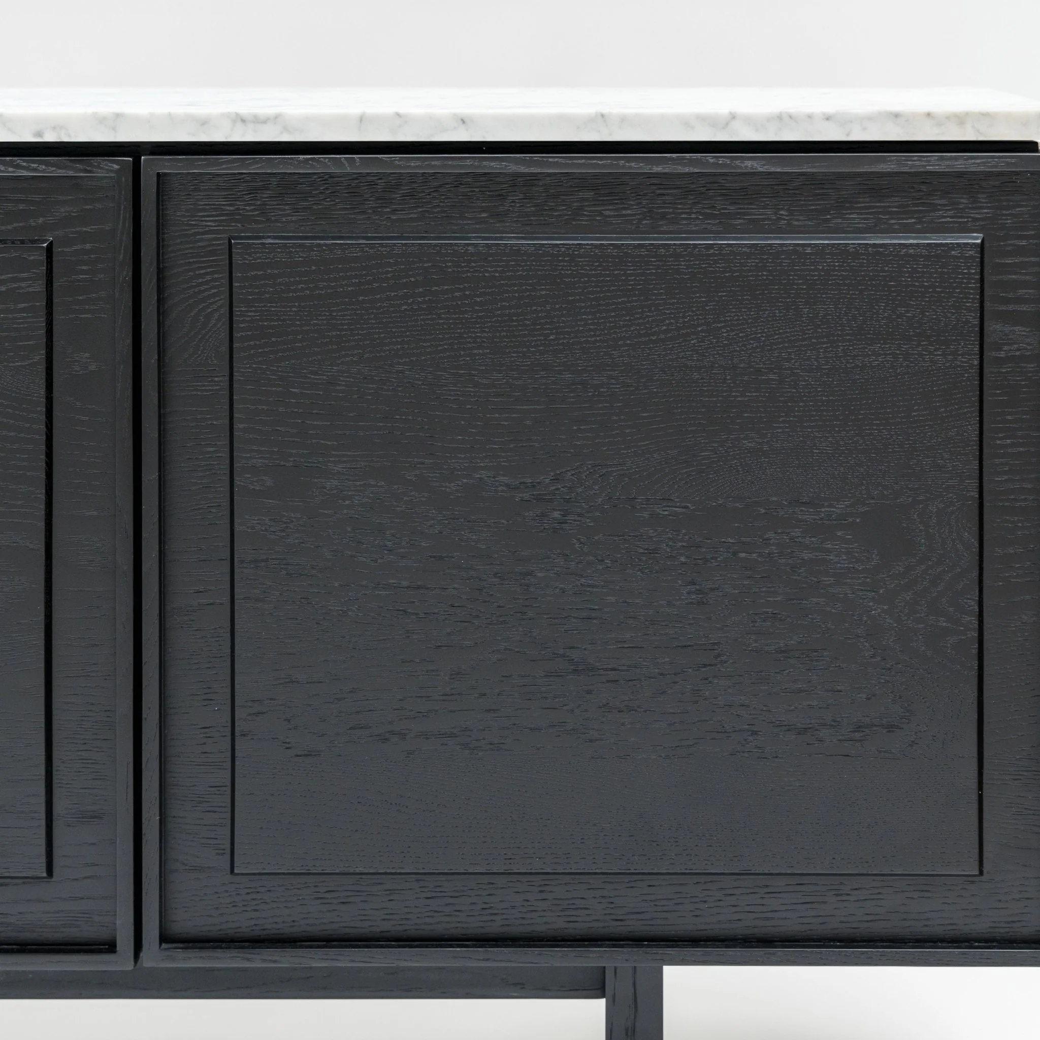Yorke 220 Sideboard - Black Oak & Bianca Carrara - Image 11