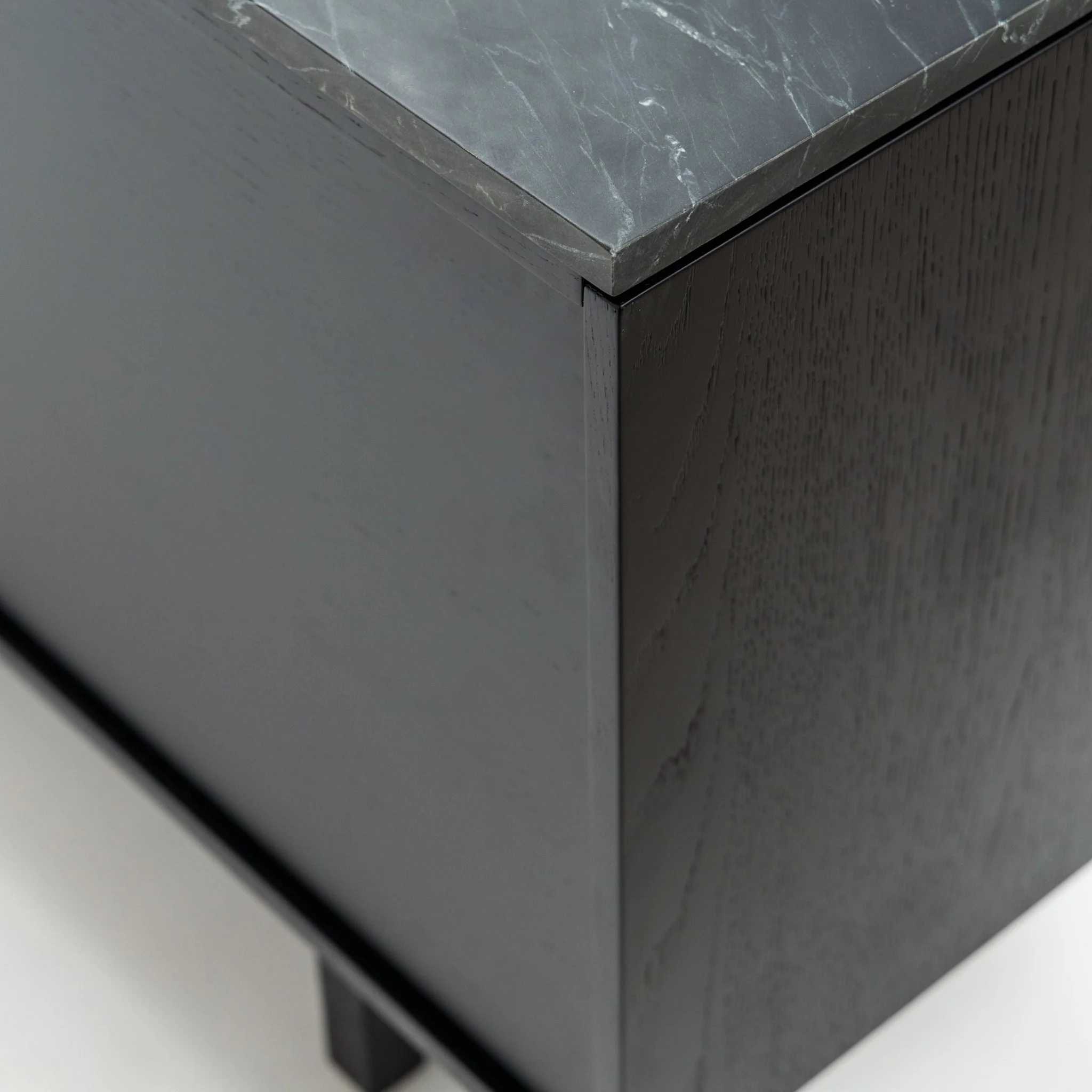 Yorke 220 Sideboard - Black Oak & Nero Perlato - Image 12