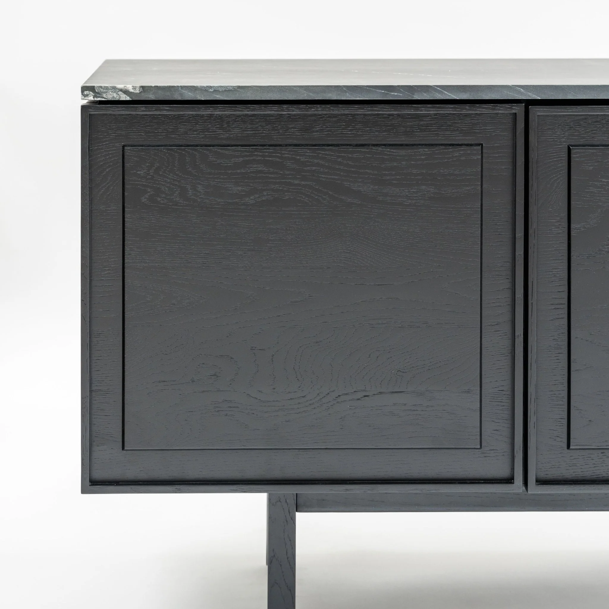 Yorke 220 Sideboard - Black Oak & Nero Perlato - Image 6