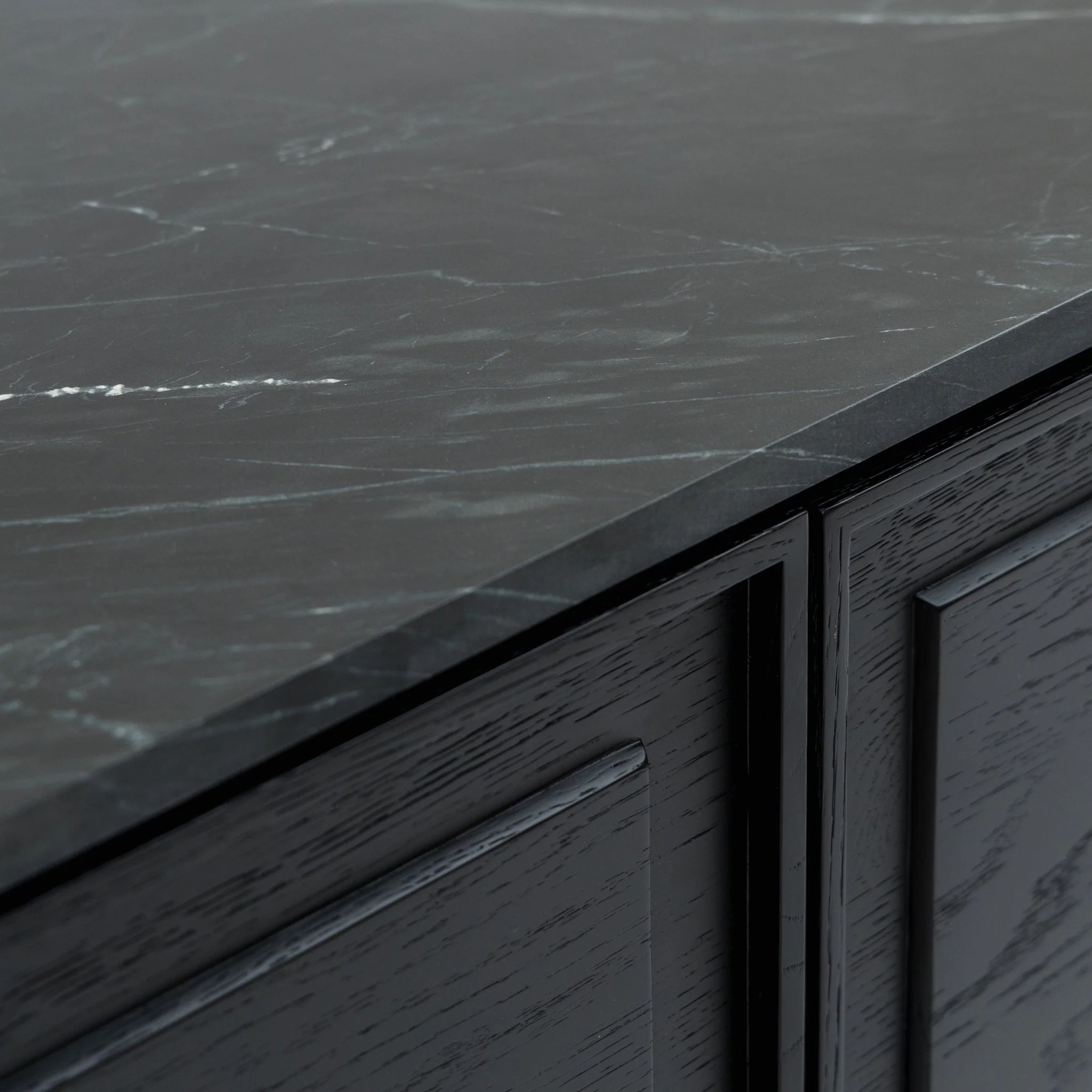 Yorke 220 Sideboard - Black Oak & Nero Perlato - Image 8
