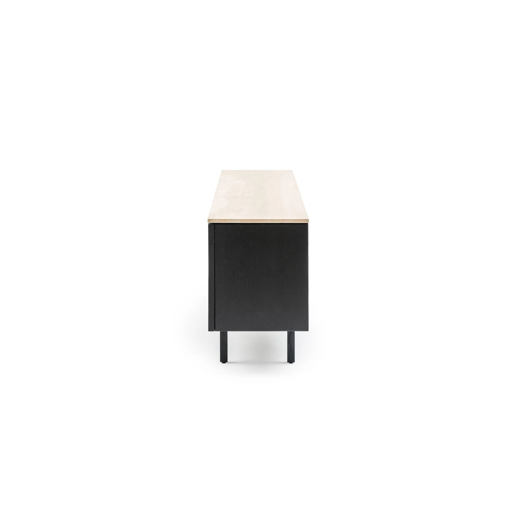 Yorke 220 Sideboard - Black Oak & Travertine - Image 3