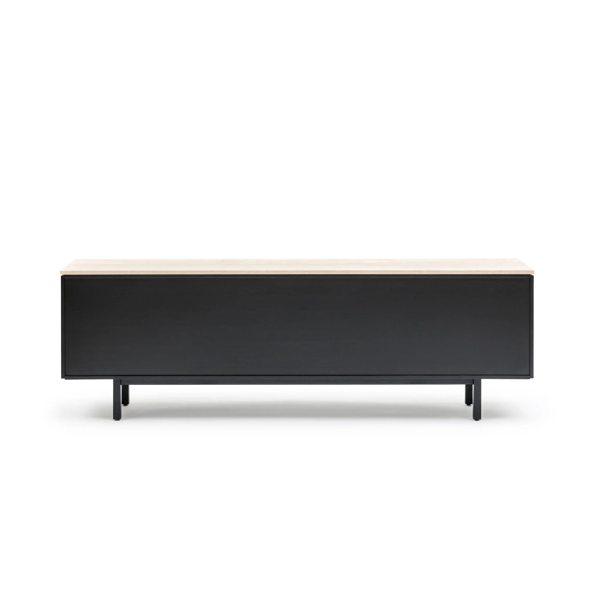 Yorke 220 Sideboard - Black Oak & Travertine - Image 4