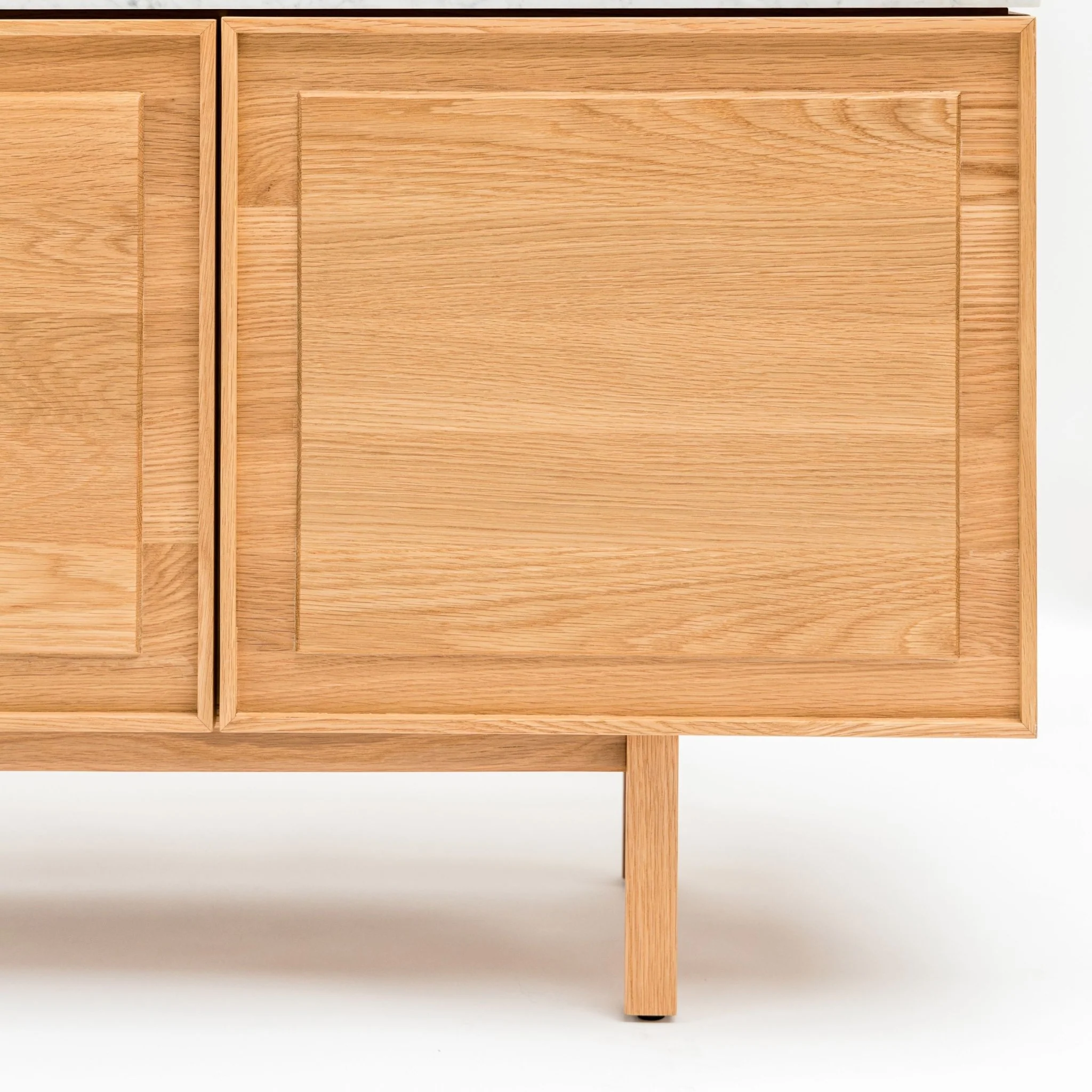 Yorke 220 Sideboard - Light Oak & Bianca Carrara - Image 11
