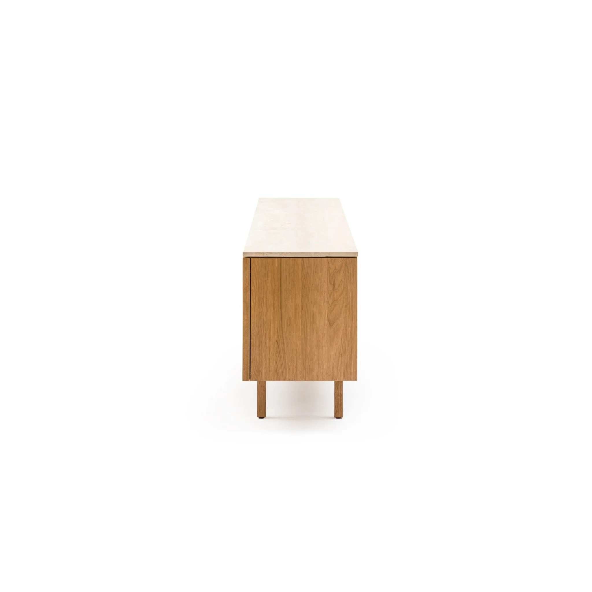 Yorke 220 Sideboard - Light Oak & Travertine - Image 3