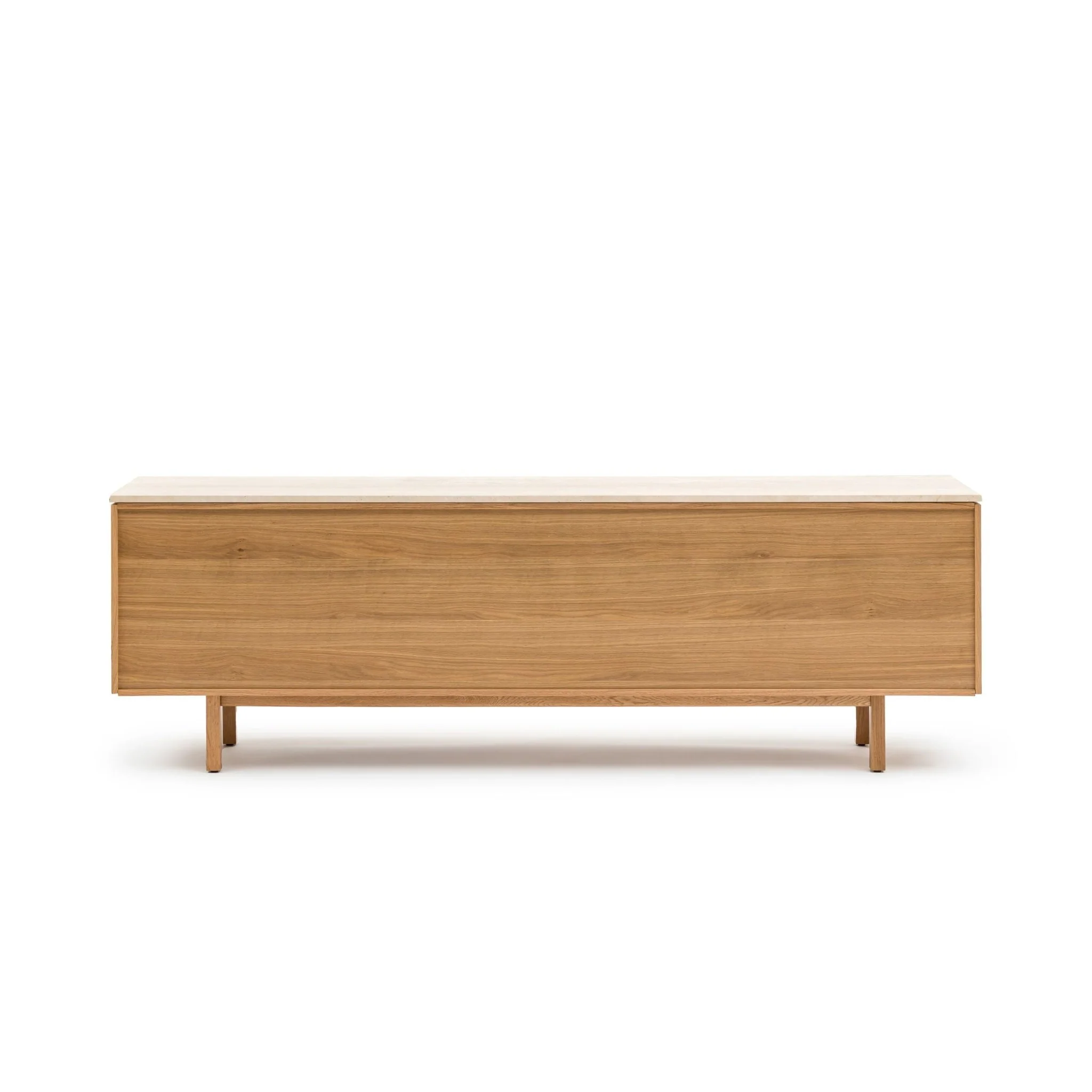 Yorke 220 Sideboard - Light Oak & Travertine - Image 4