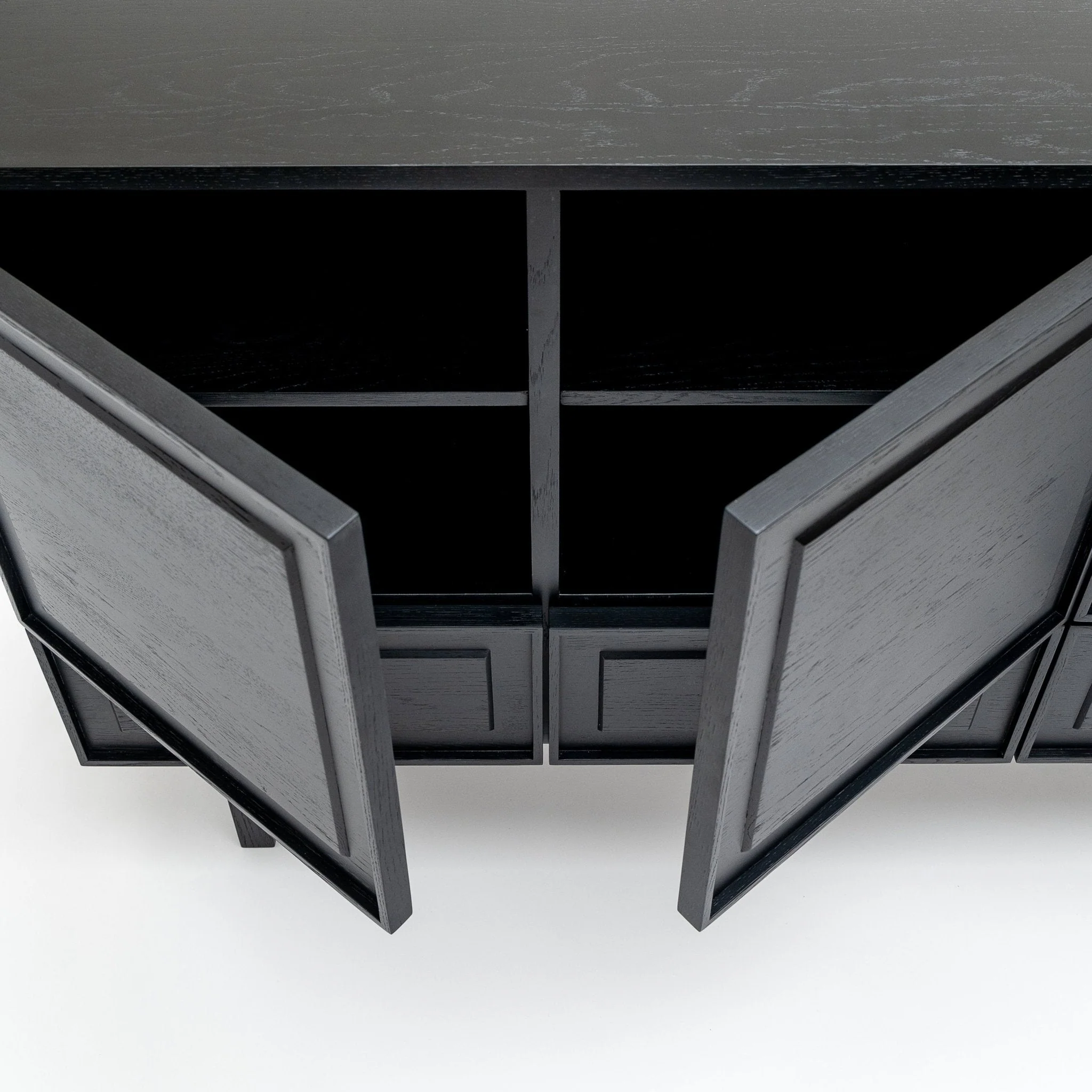 Yorke Highboard - Black Oak - Image 17