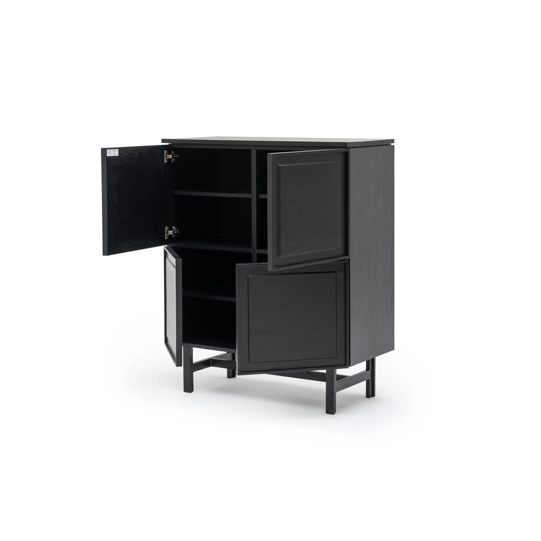 Yorke Highboard - Black Oak - Image 34