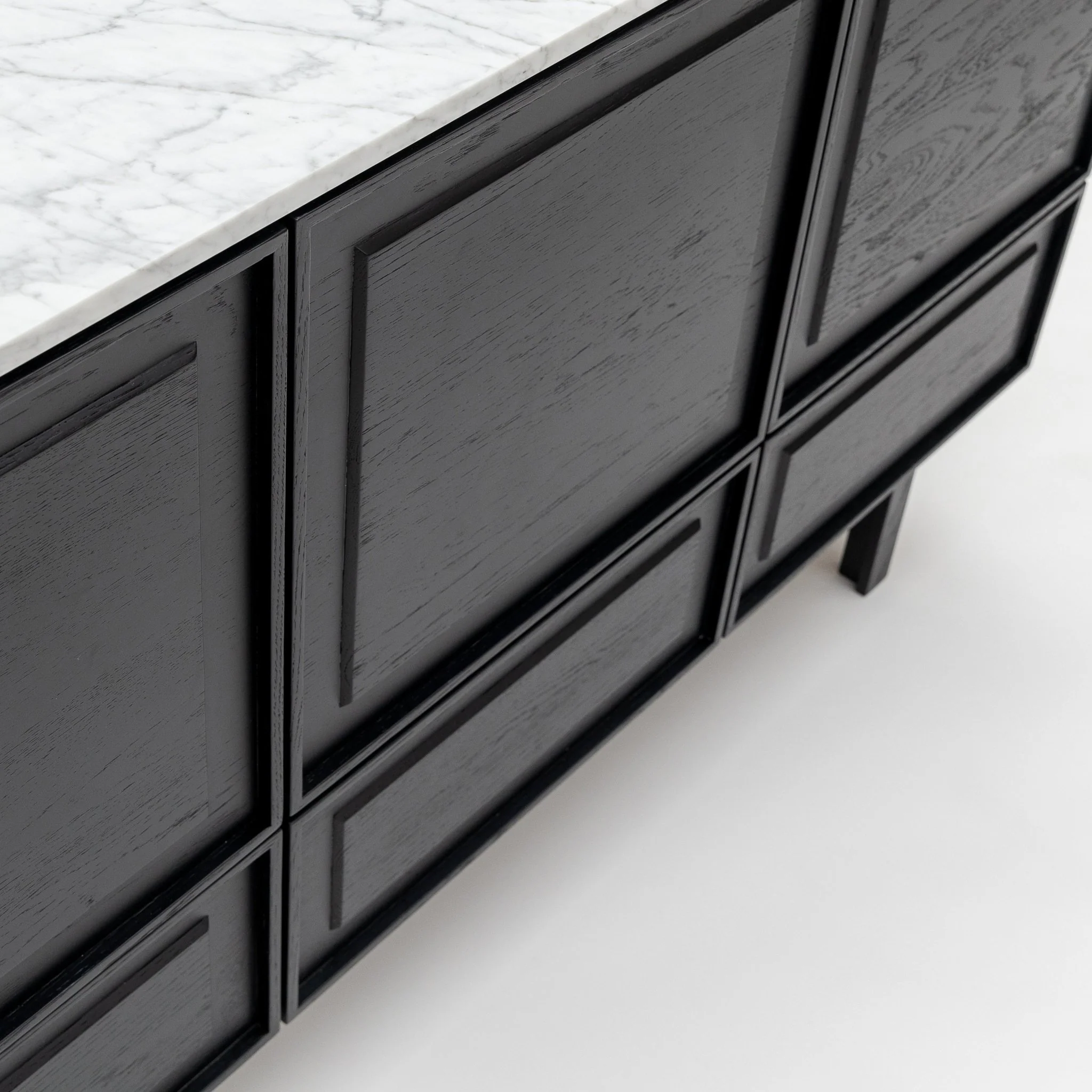 Yorke Highboard - Black Oak & Bianca Carrara - Image 24