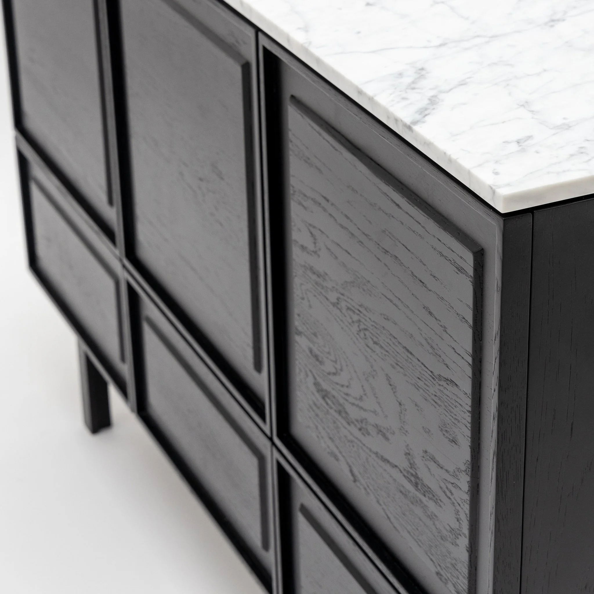 Yorke Highboard - Black Oak & Bianca Carrara - Image 58