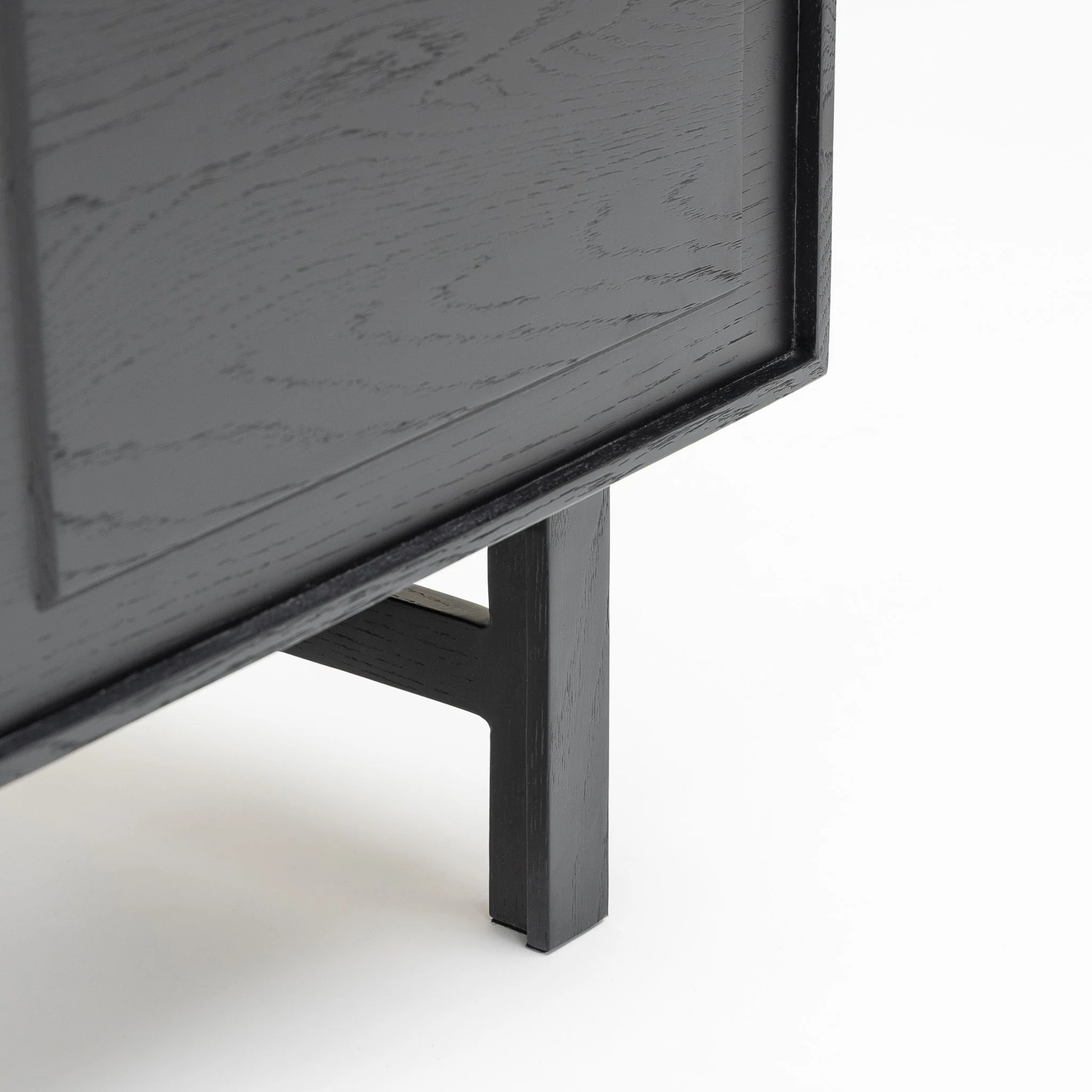 Yorke Highboard - Black Oak & Nero Marquina - Image 12