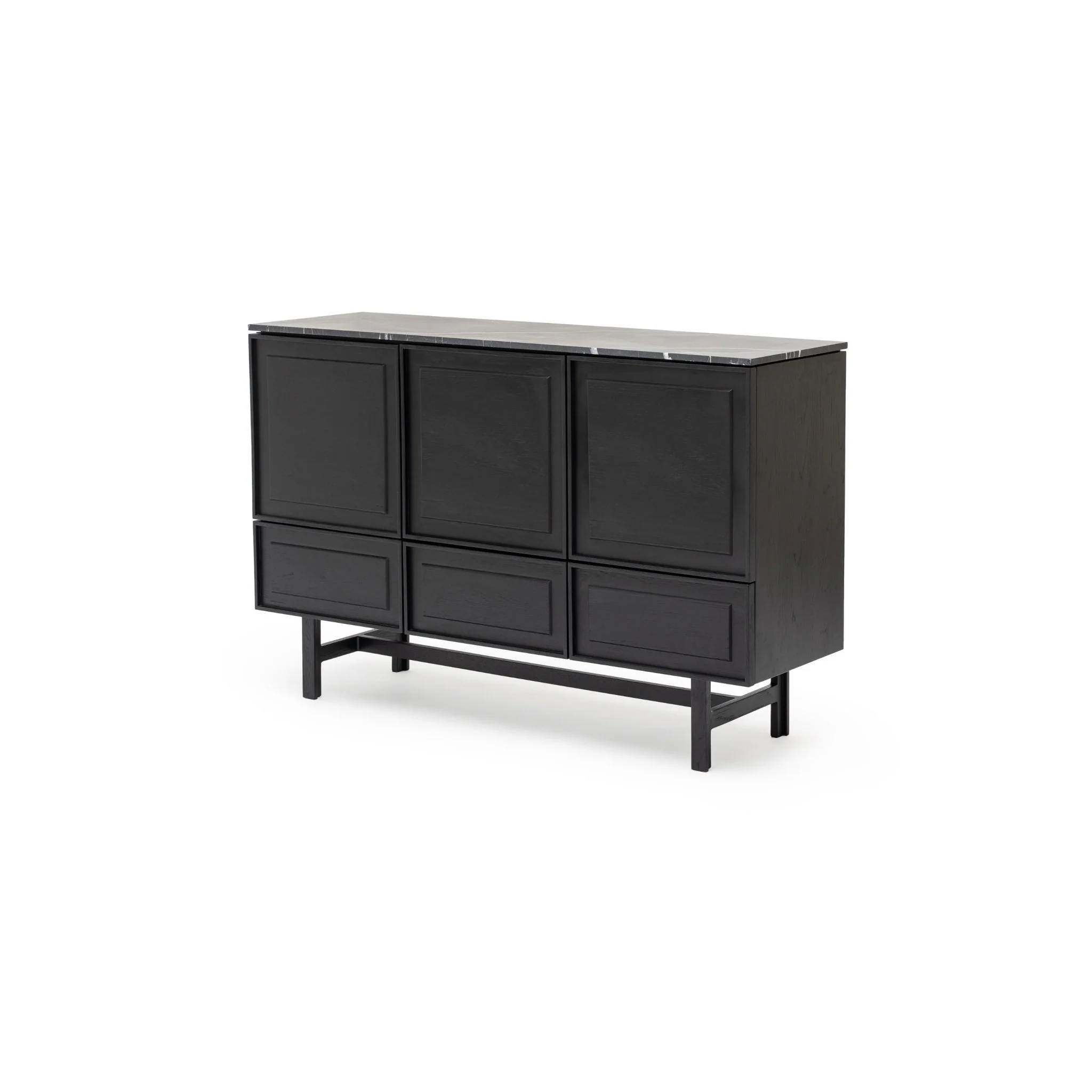 Yorke Highboard - Black Oak & Nero Marquina - Image 17
